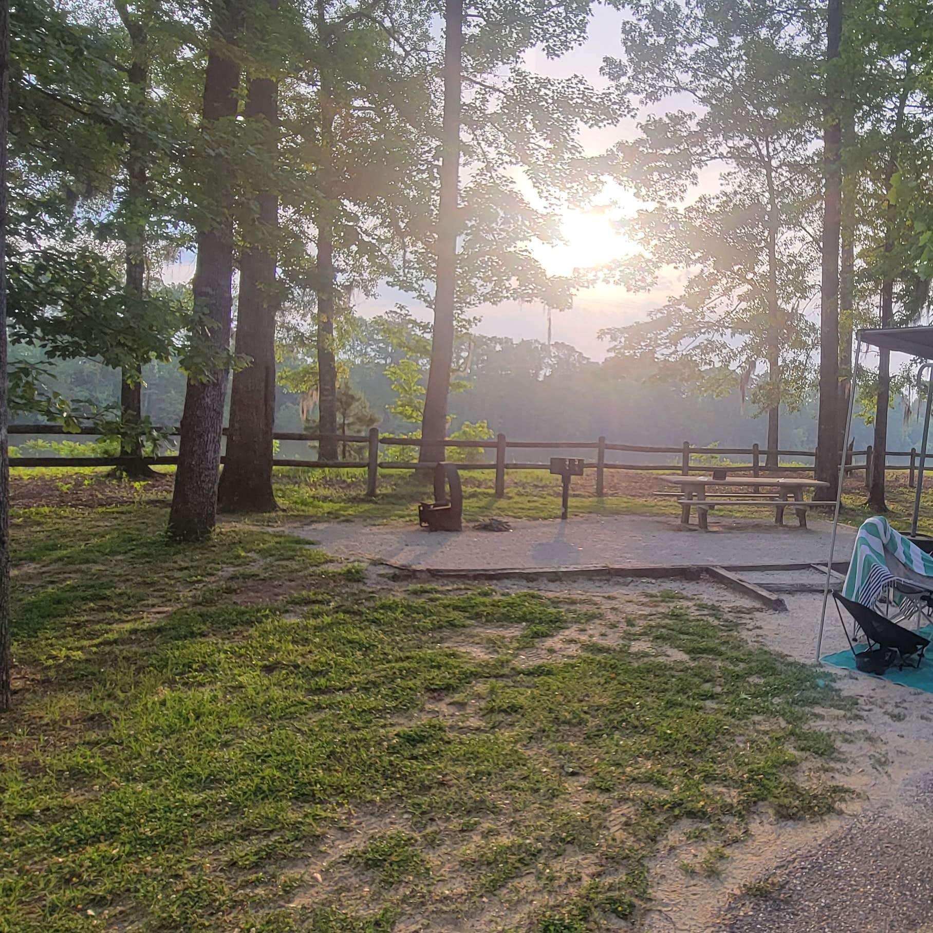 COE Coffeeville Lake Service Campground Silas, AL
