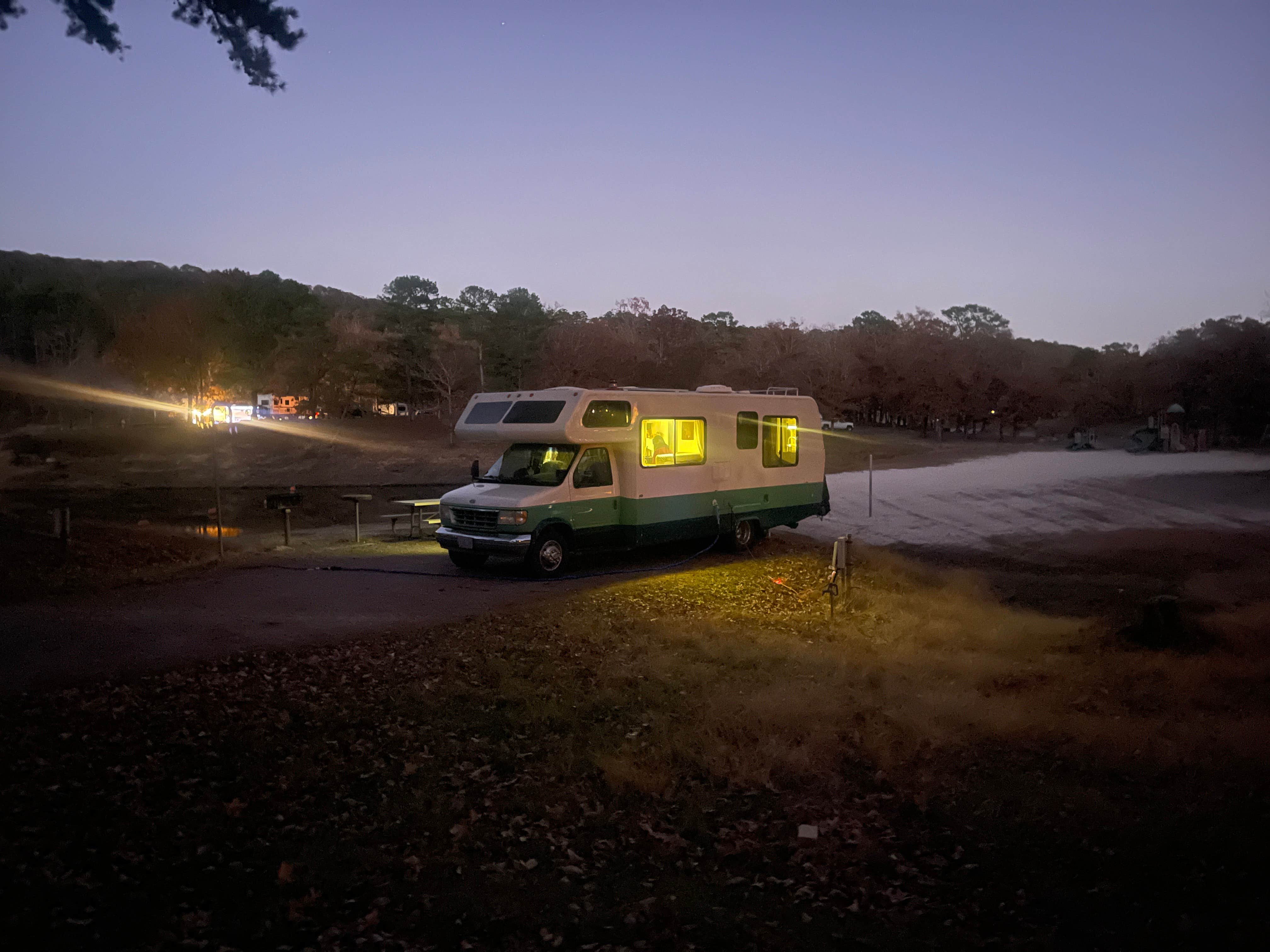 Adam  B.'s photo of rv camping at COE Lake Ouachita Crystal Springs Campground near Sims, AR