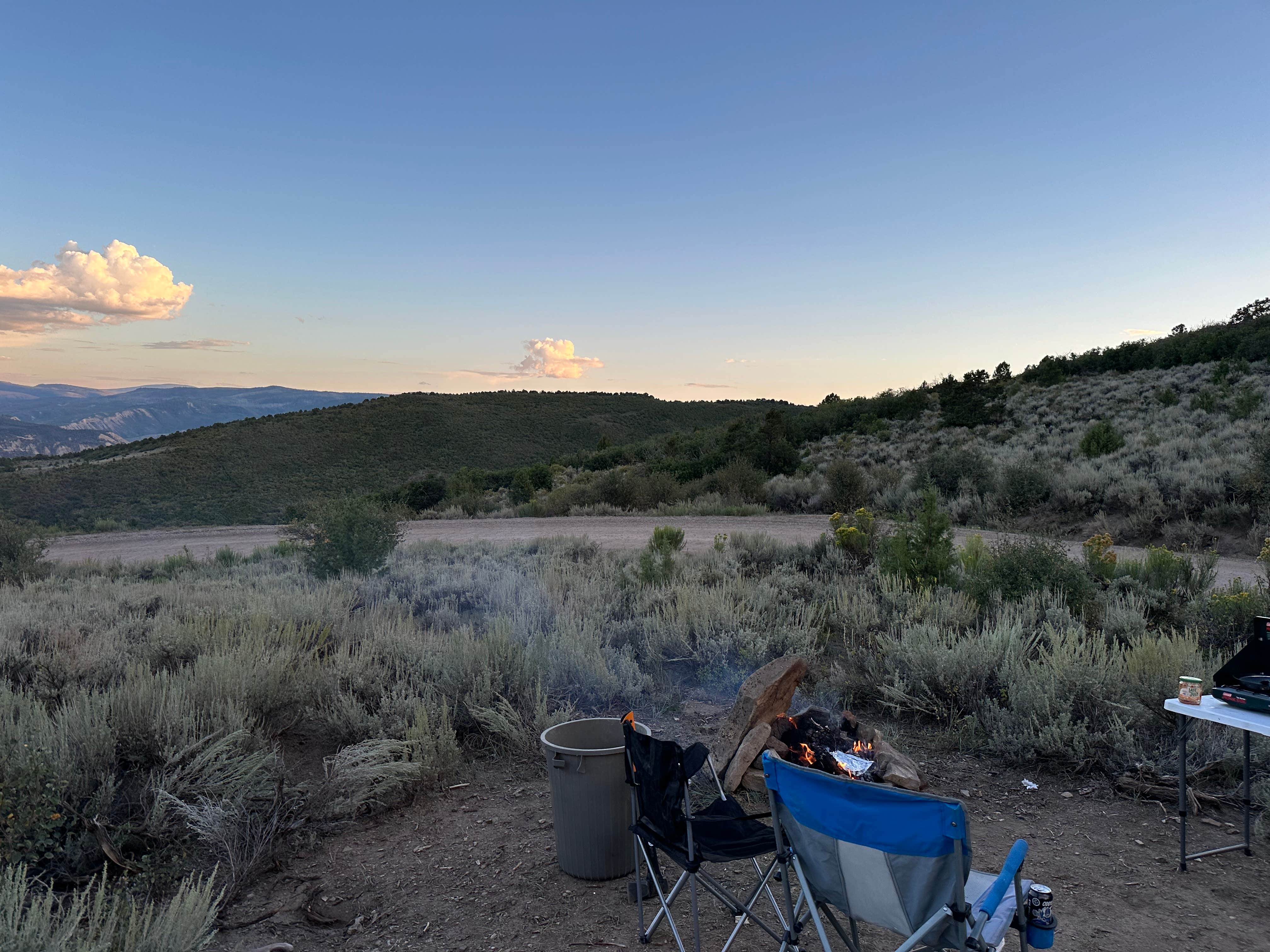 Jacob D.'s photo of a dispersed camping area at Coffee Pot Road Dispersed near Glenwood Springs, CO