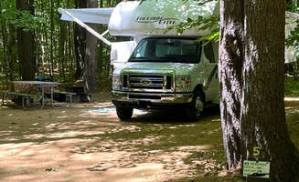 Amy R.'s photo of rv camping at Cold River near Dixfield, ME