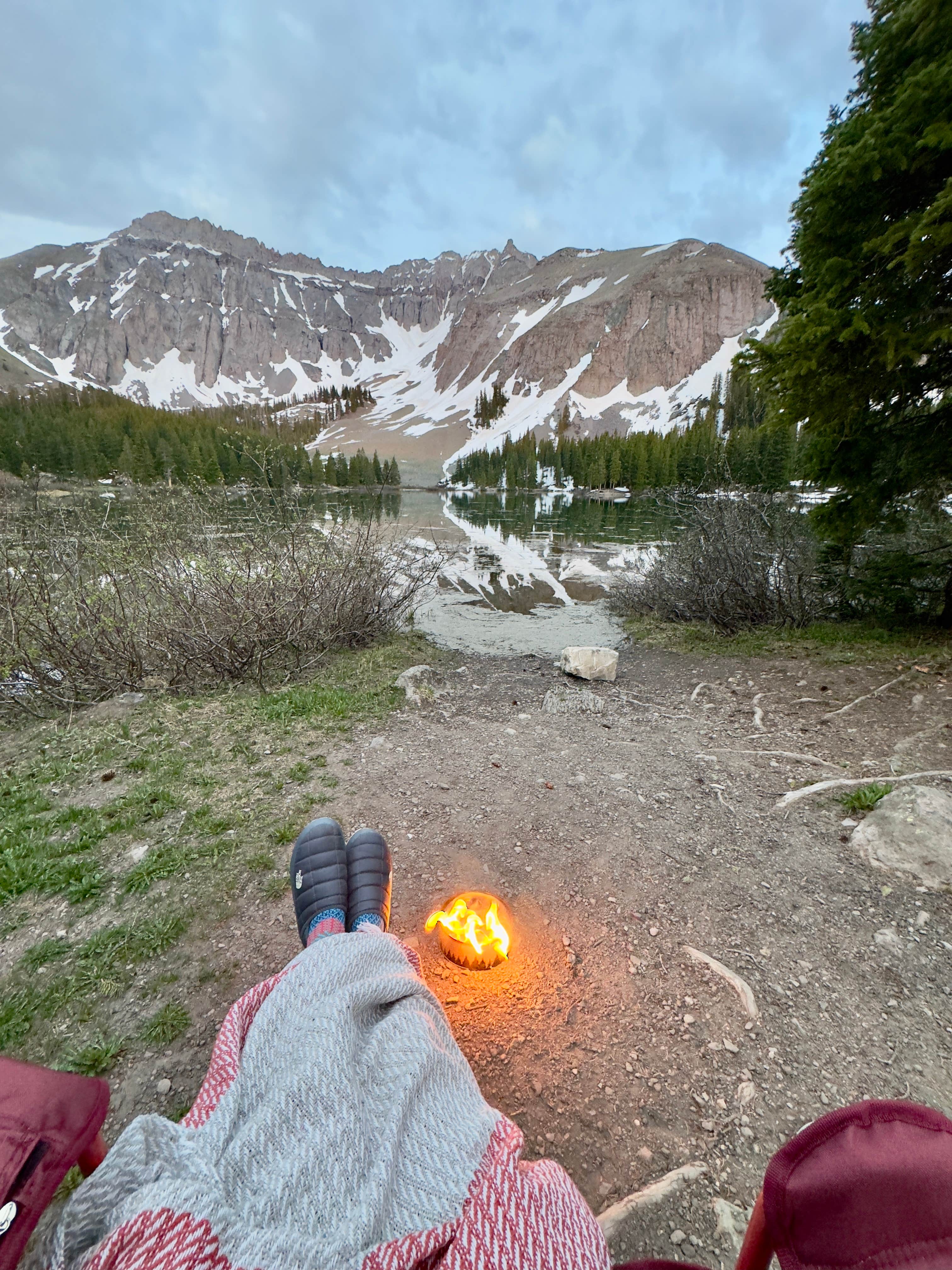 Spencer K.'s photo of tent camping at Alta Lakes Campground (Dispersed) near Purgatory, CO