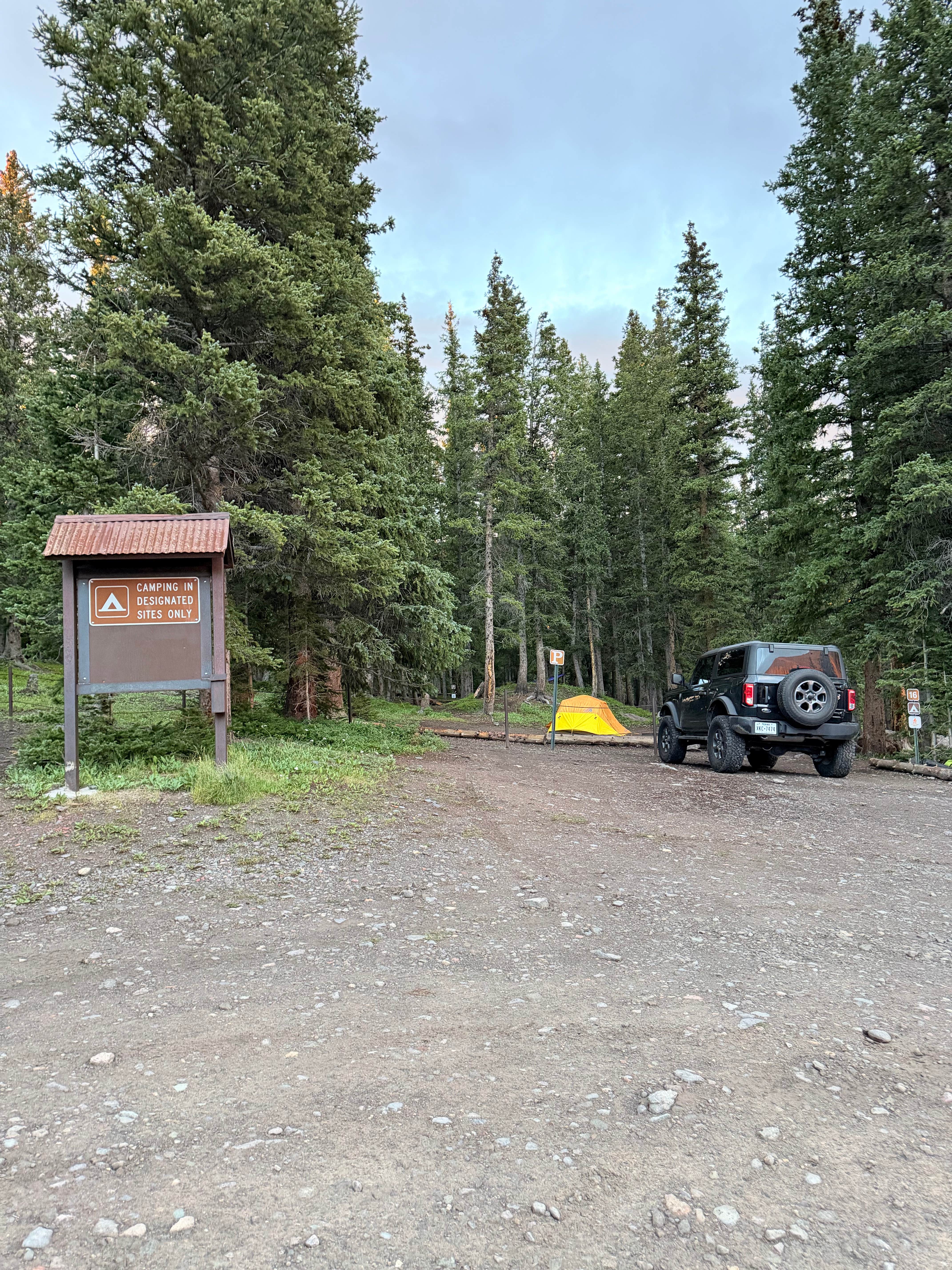Yoseline P.'s photo of a dispersed camping area at Alta Lakes Campground (Dispersed) near Telluride, CO