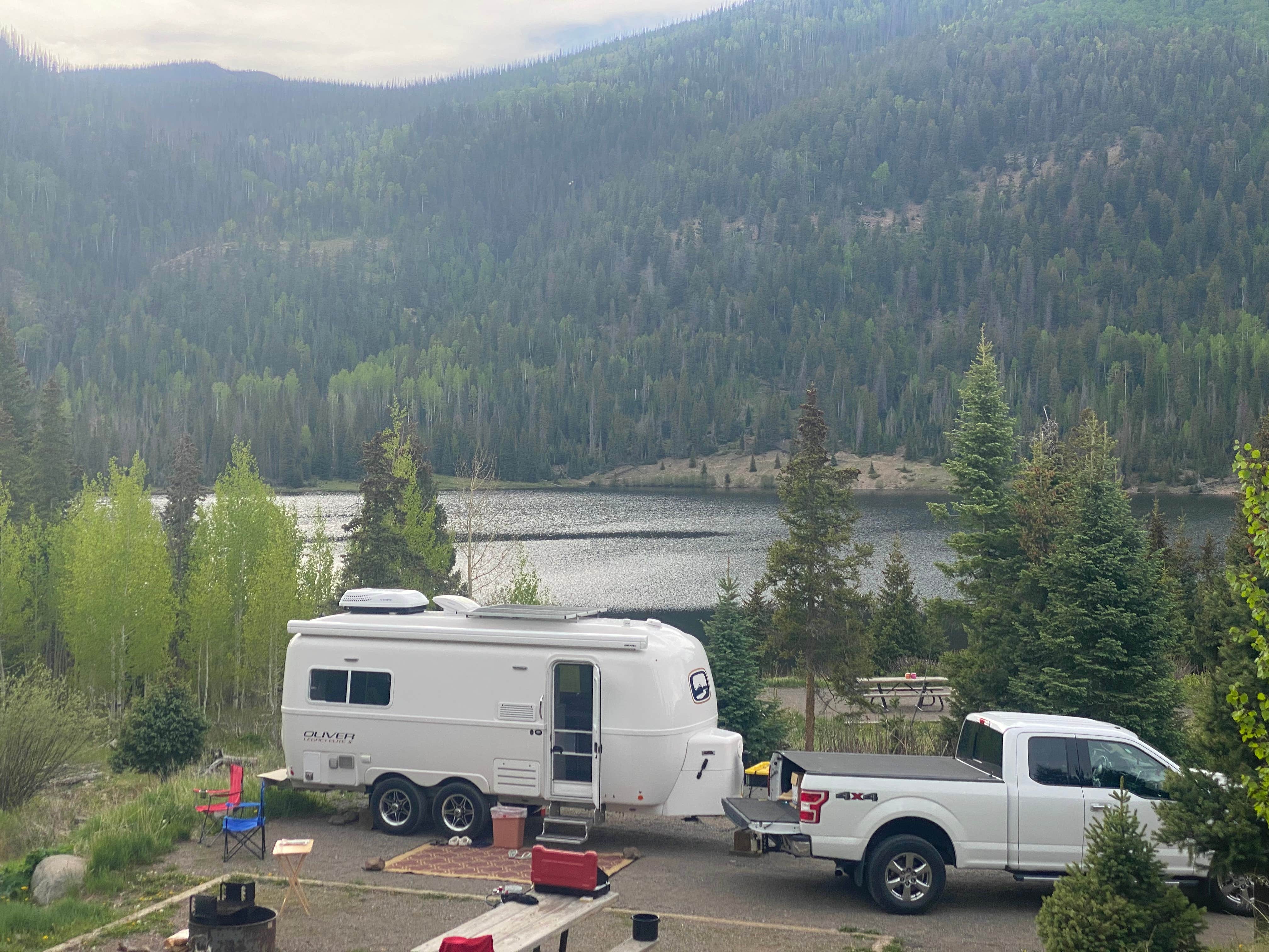Robert E.'s photo of rv camping at Big Meadows Reservoir Campground (south Central Co) near Del Norte, CO