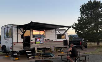 Mystle W.'s photo of camping with pets at Chatfield State Park Campground near Brighton, CO
