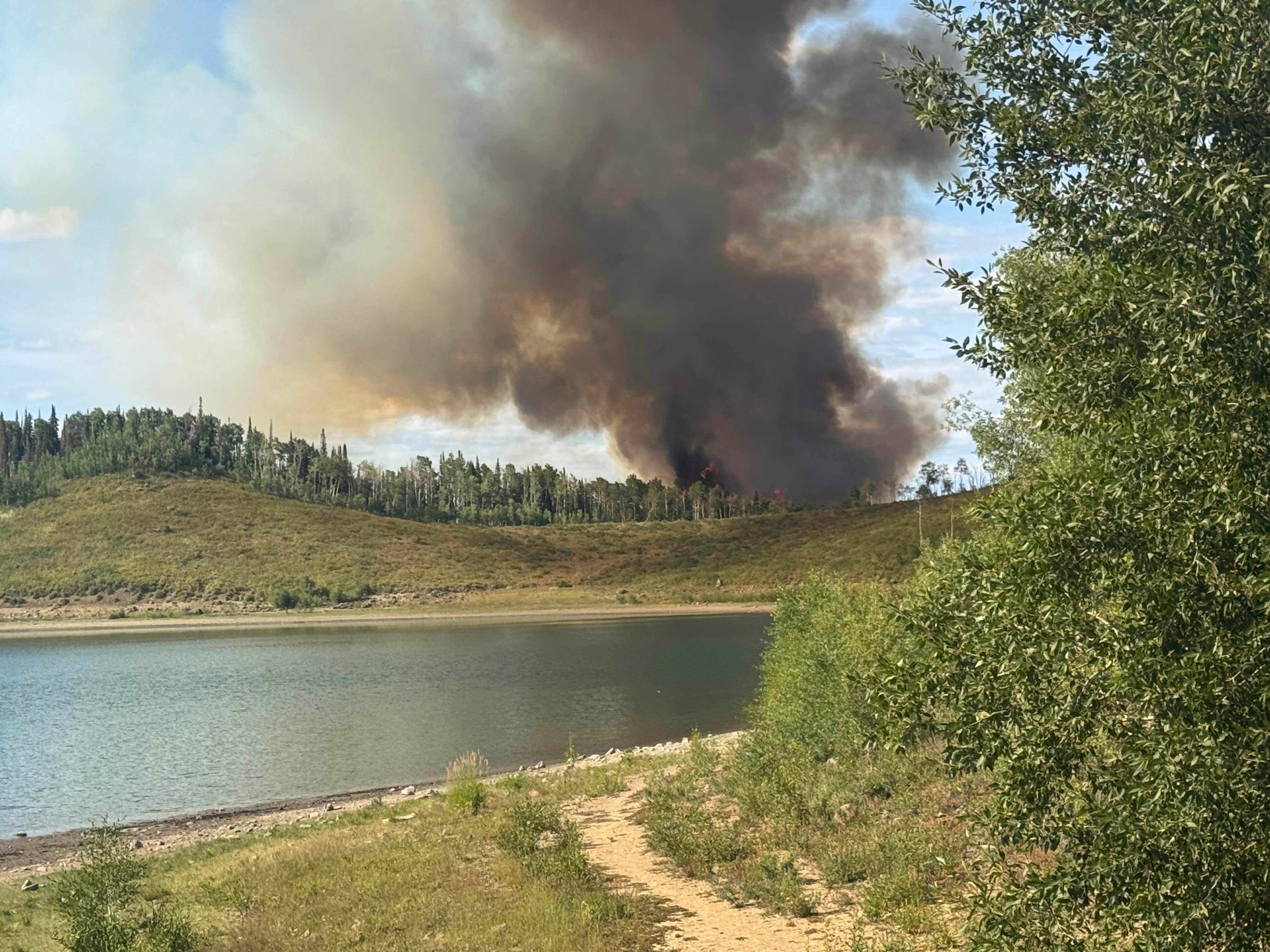 Camper-submitted photo at Crosho Lake Recreation Area near Steamboat Springs, CO