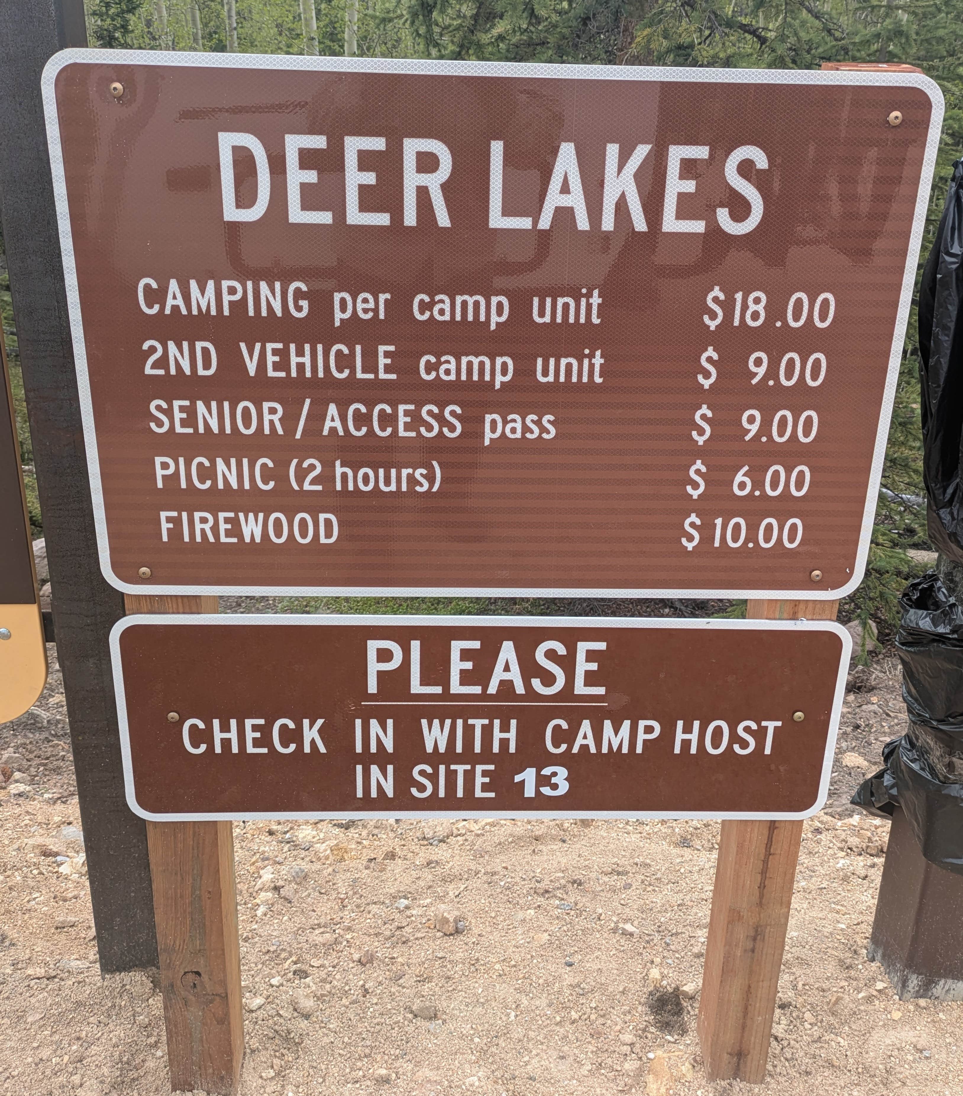 Camper-submitted photo at Deer Lakes near City of Creede, CO