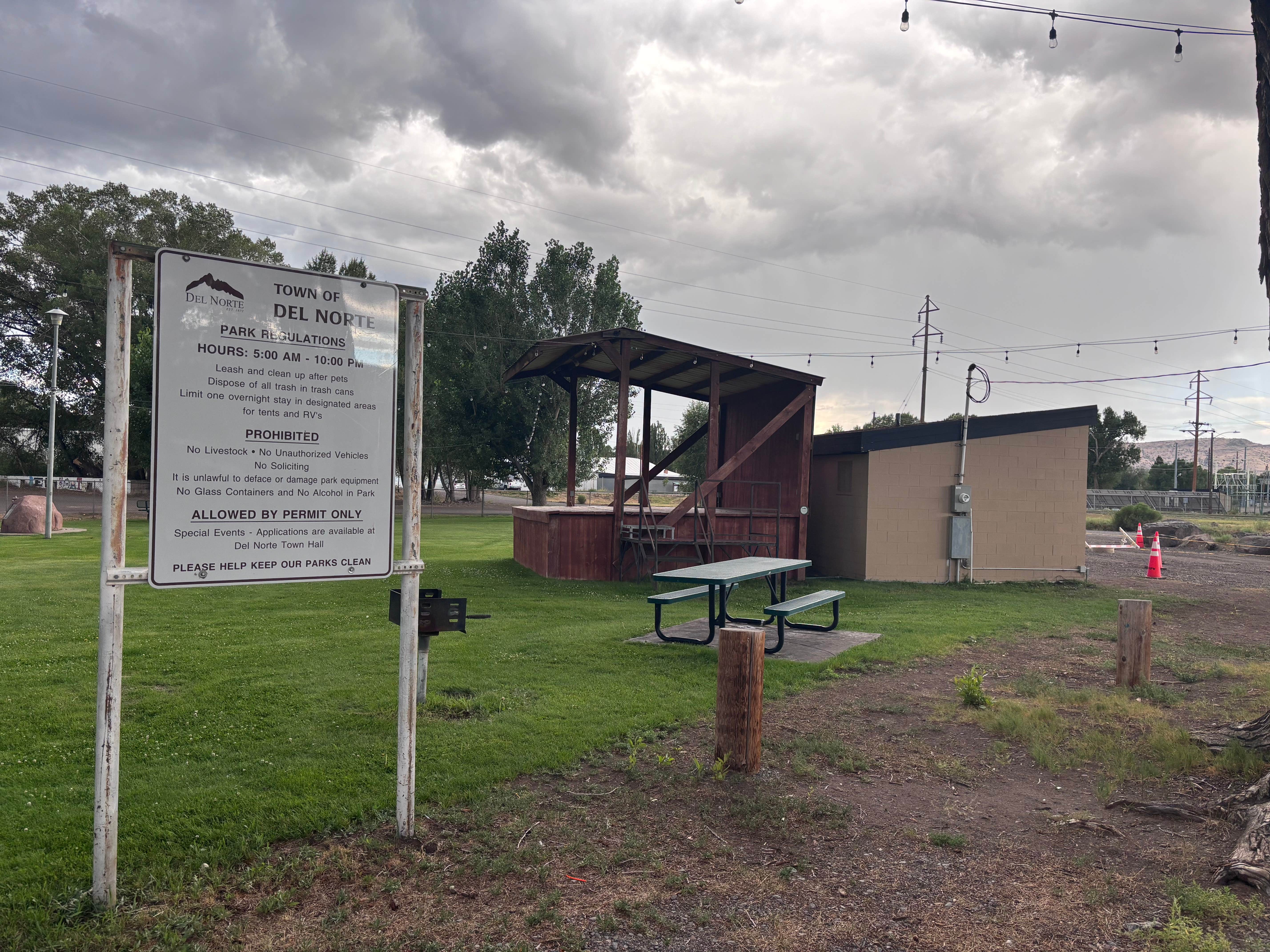 Camper-submitted photo at Del Norte City Park near Center, CO