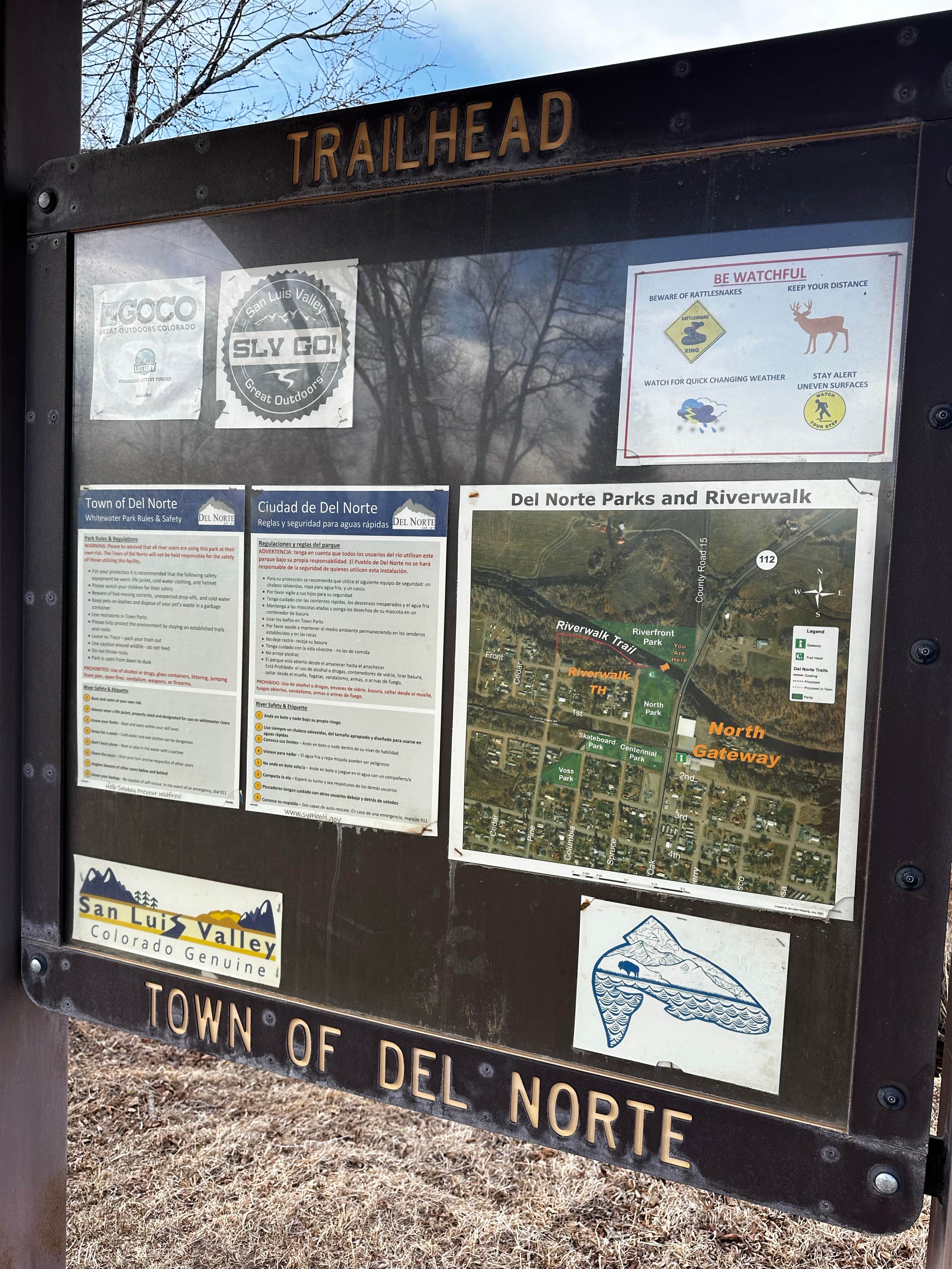 Camping near Middle Frisco Trailhead #879: Del Norte City Park, Del Norte, Colorado