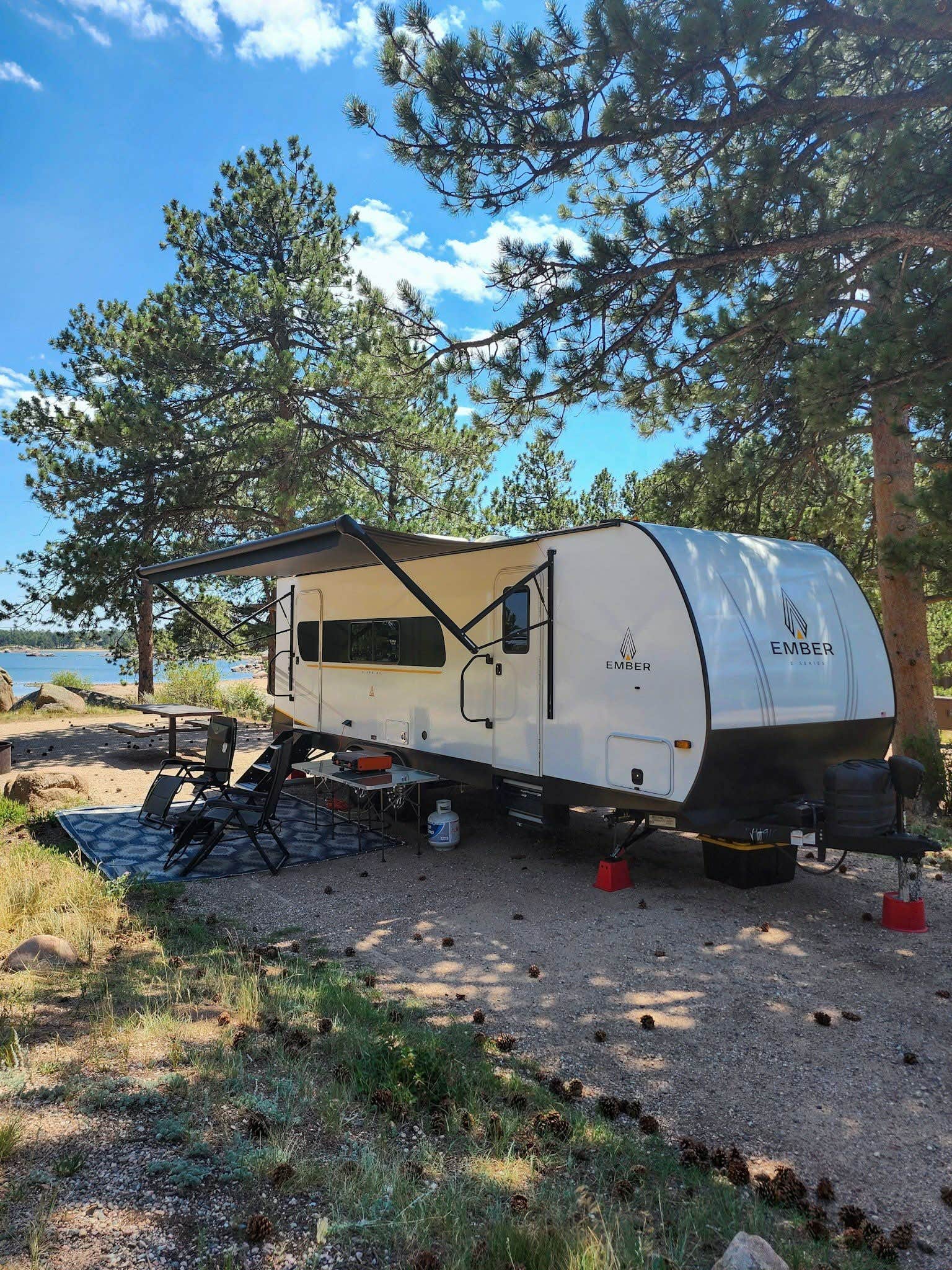 Andrea C.'s photo of rv camping at Dowdy Lake Campground near Jelm, WY