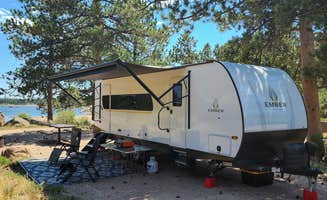 Andrea C.'s photo of rv camping at Dowdy Lake Campground near Granite Canon, WY