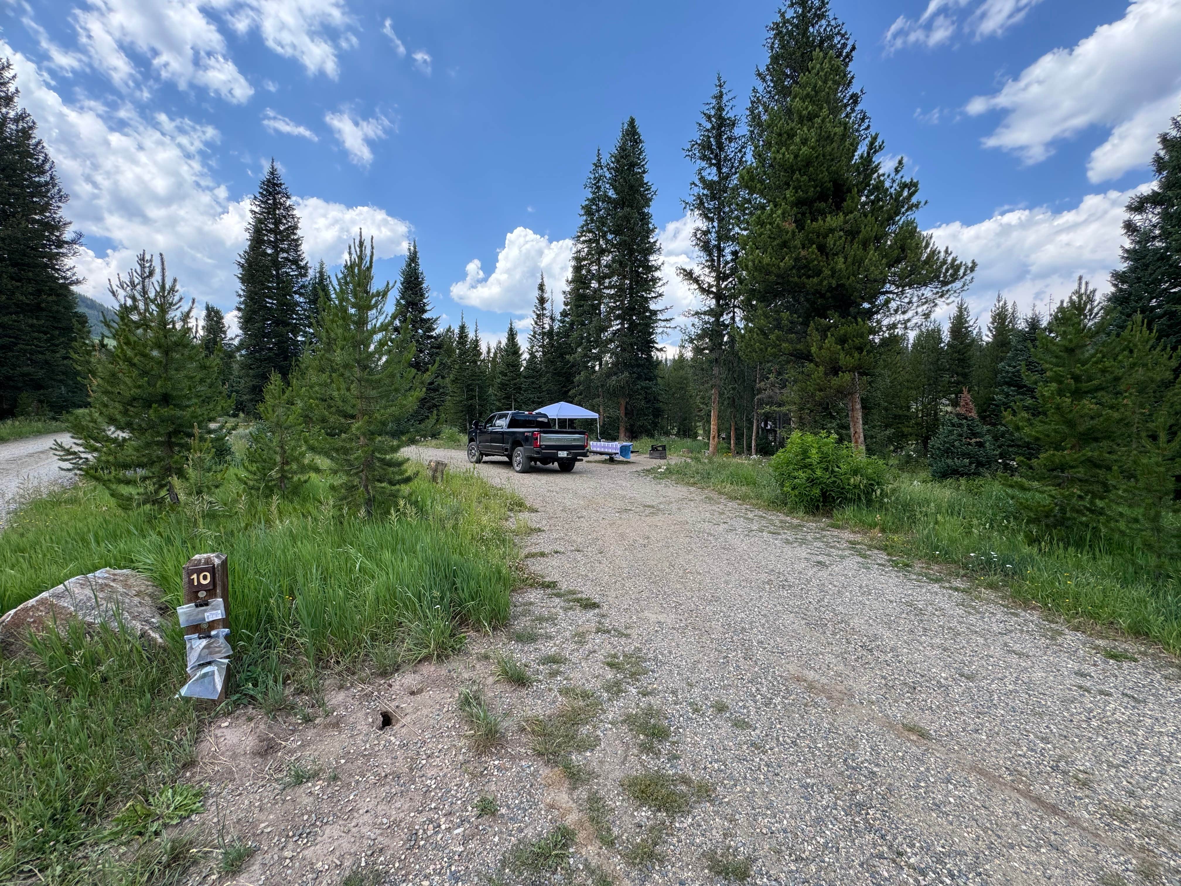Camper-submitted photo at Routt National Forest Hahns Peak Lake Campground near Steamboat Springs, CO