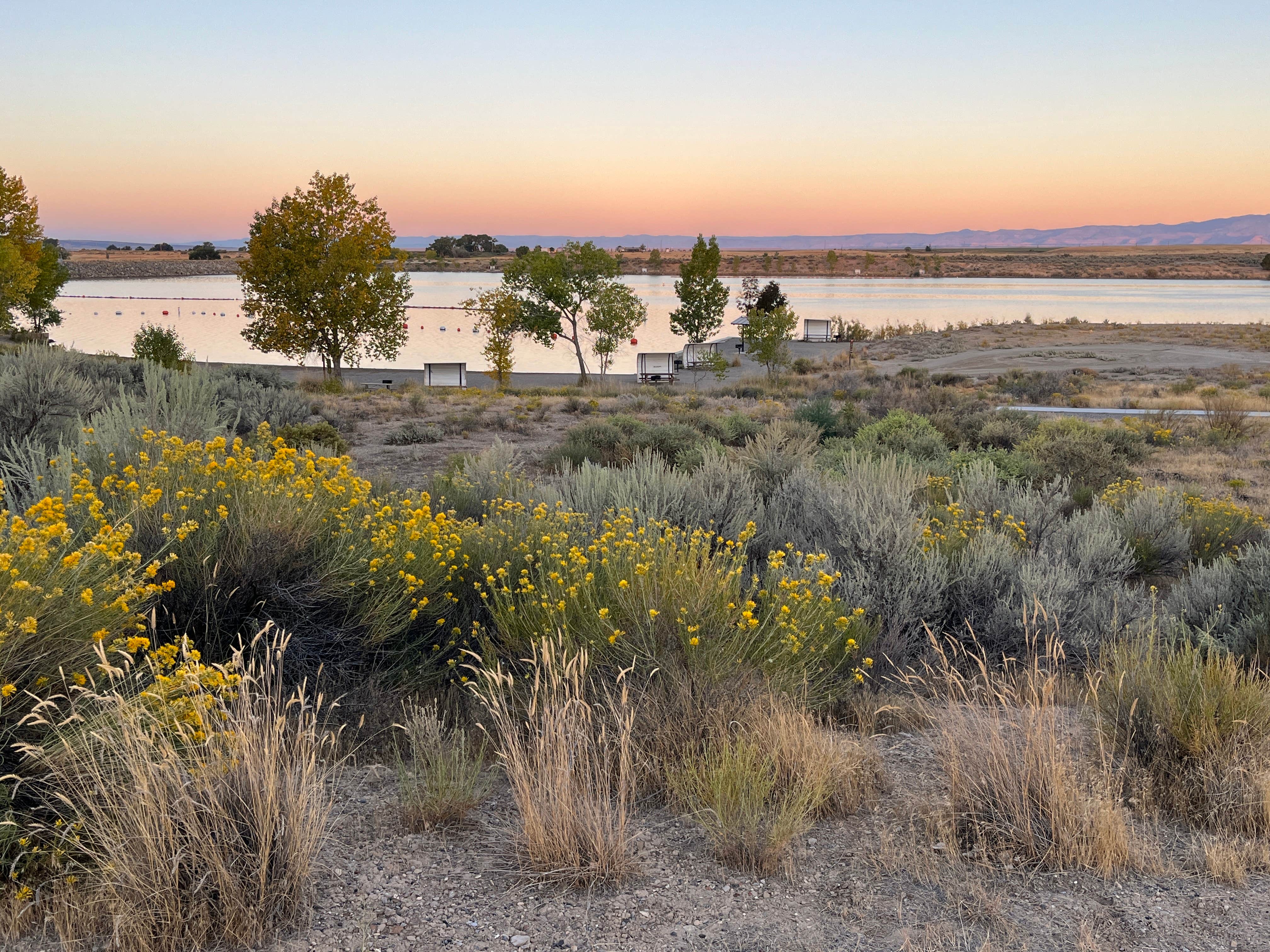 Camper-submitted photo at Bookcliff Campground — Highline Lake State Park near Fruita, CO