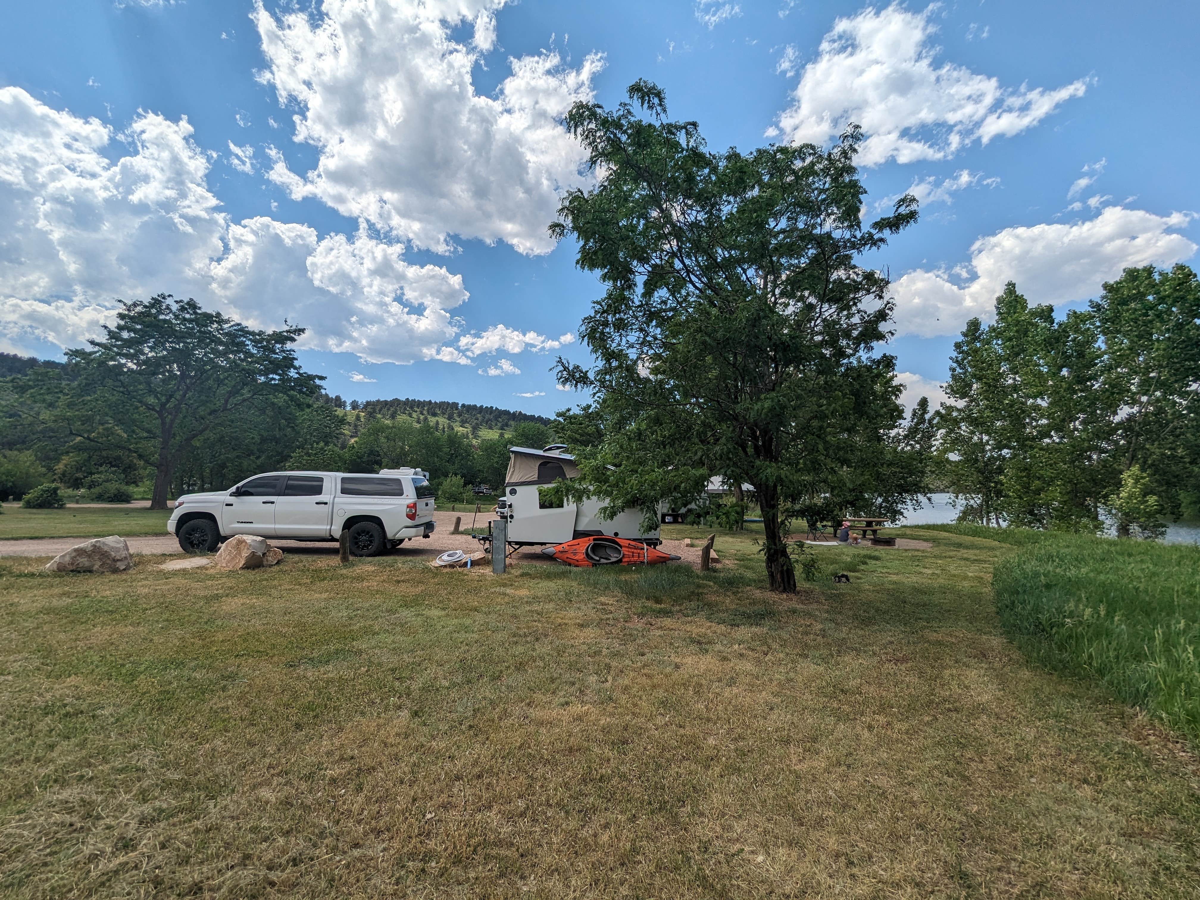 Timothy N.'s photo of camping with pets at South Bay Campground — Horsetooth Reservoir near Greeley, CO