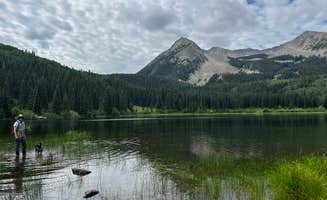 kristi M.'s photo of camping with pets at Lost Lake Campground near Crawford, CO
