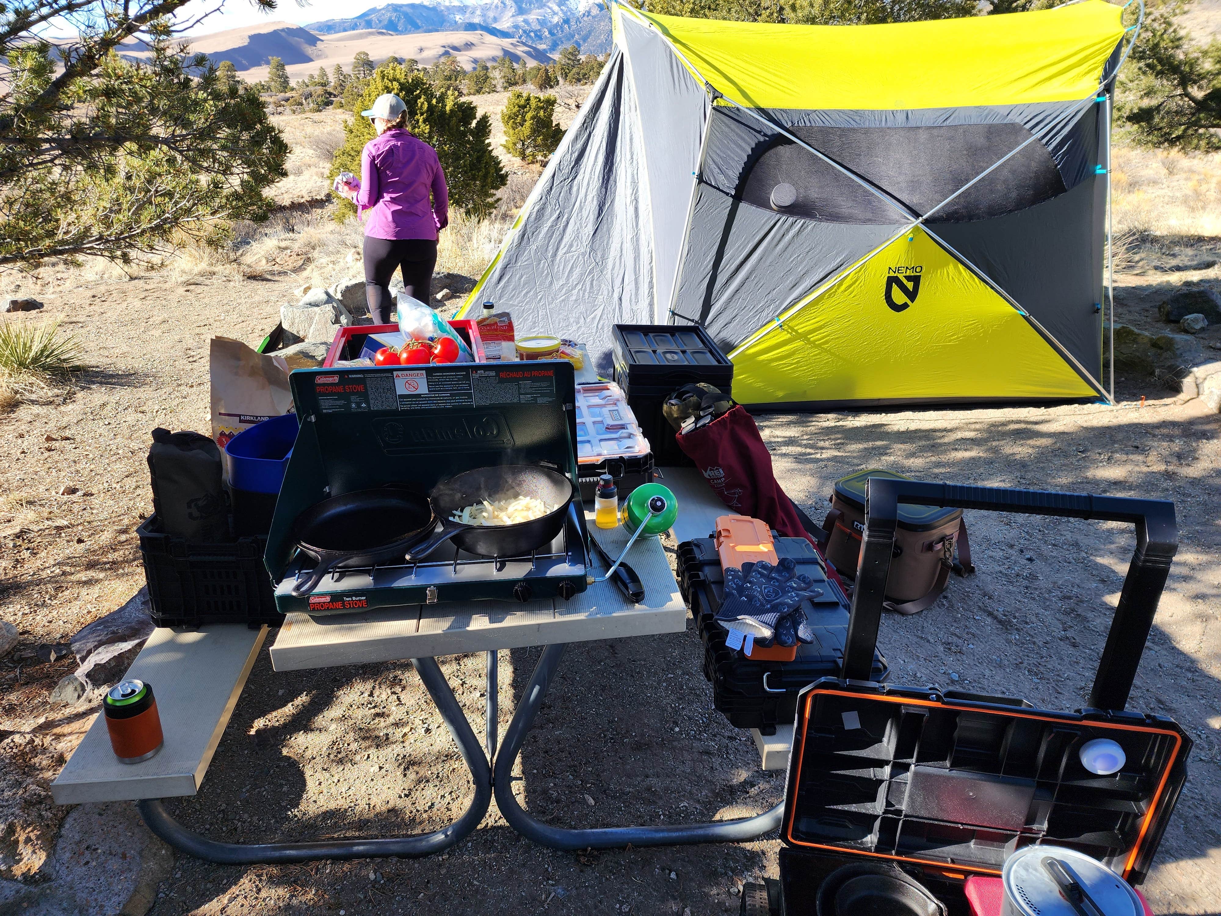 Chris E.'s photo at Pinon Flats Campground — Great Sand Dunes National Park near Great Sand Dunes National Park & Preserve