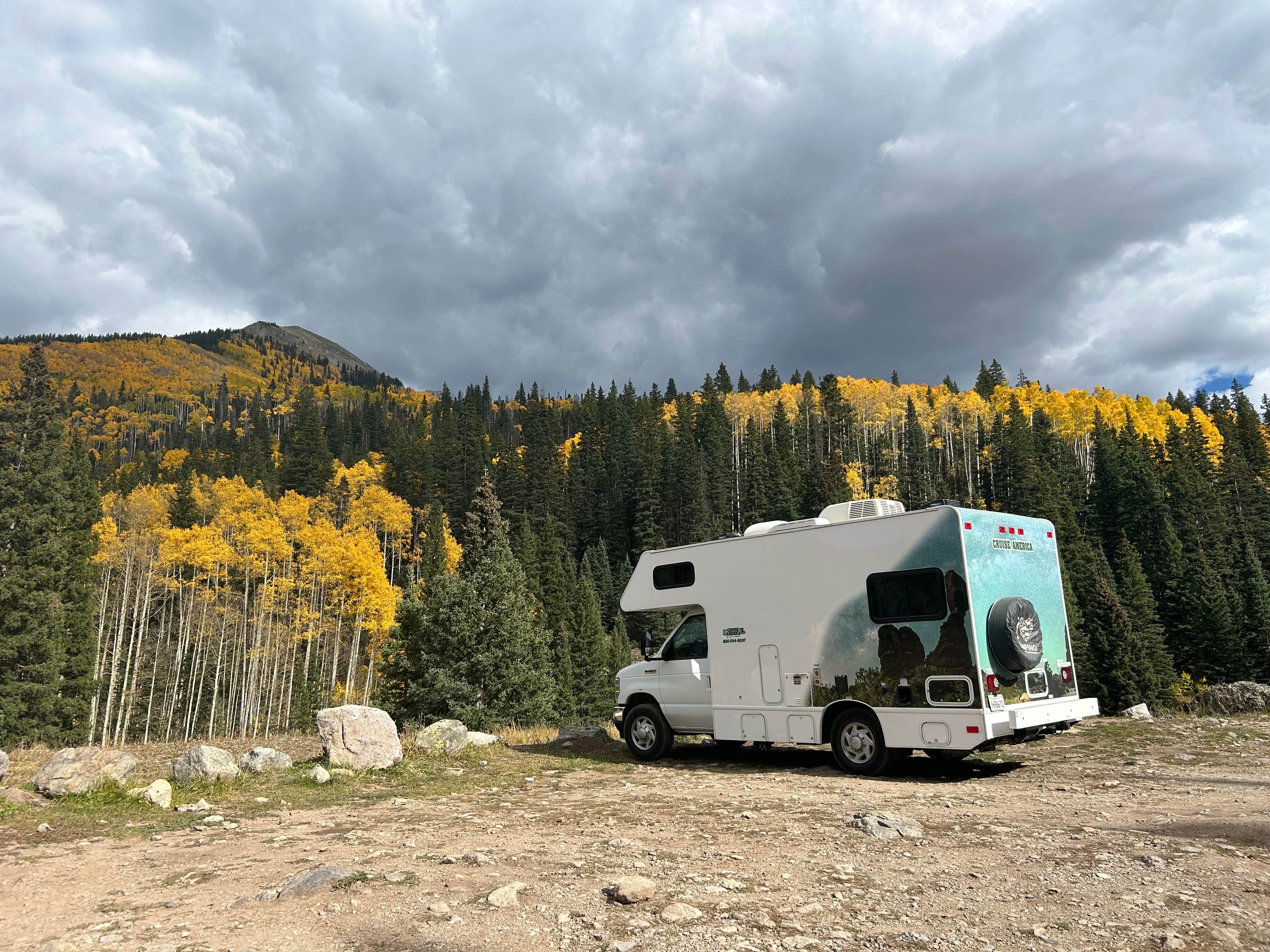 Tamara T.'s photo of rv camping at Priest Lake Dispersed Camping Area near Telluride, CO
