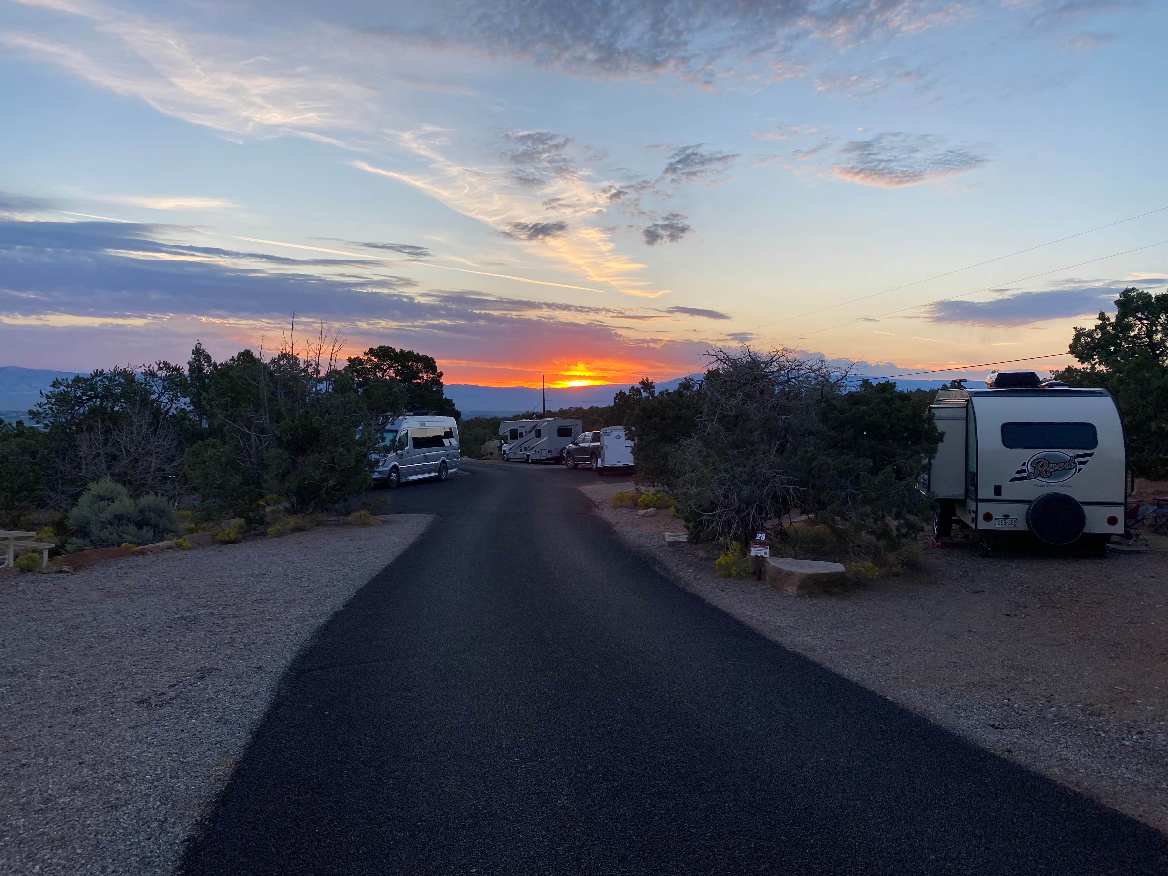 Kim G.'s photo of rv camping at Saddlehorn Campground — Colorado National Monument near Grand Junction, CO