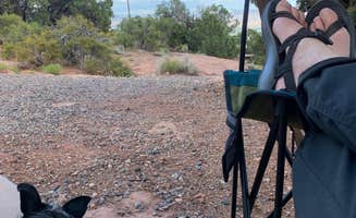 lisa R.'s photo of camping with pets at Saddlehorn Campground — Colorado National Monument near Glade Park, CO