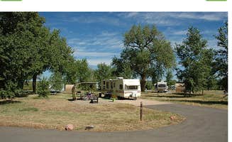 Kim B.'s photo of rv camping at St. Vrain State Park Campground near Brighton, CO