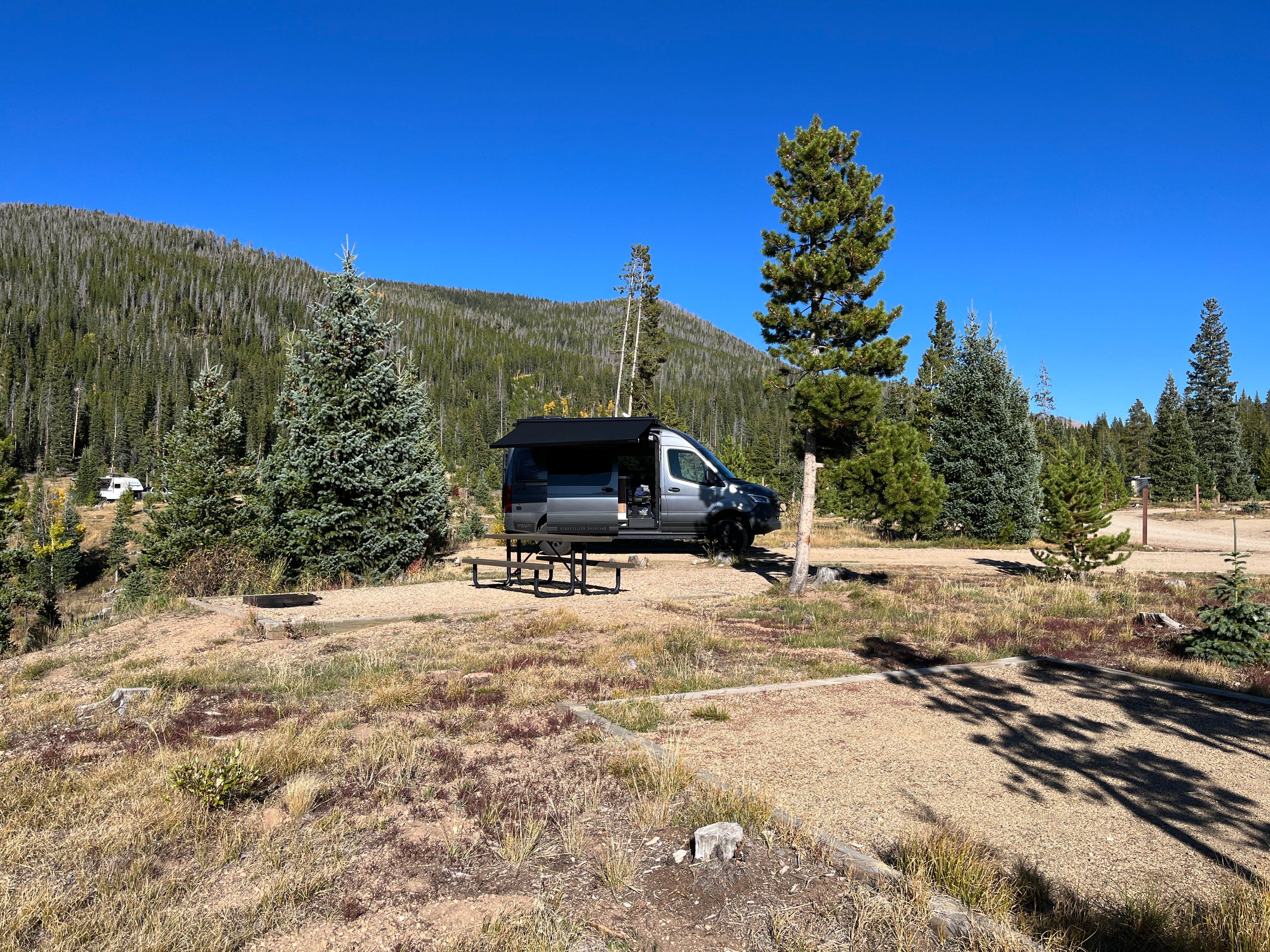 Michael's photo of rv camping at Ranger Lakes Campground — State Forest State Park near Gould, CO