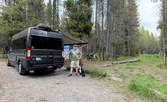 christy S.'s photo of rv camping at Colter Bay RV Park at Colter Bay Village — Grand Teton National Park near Moose, WY