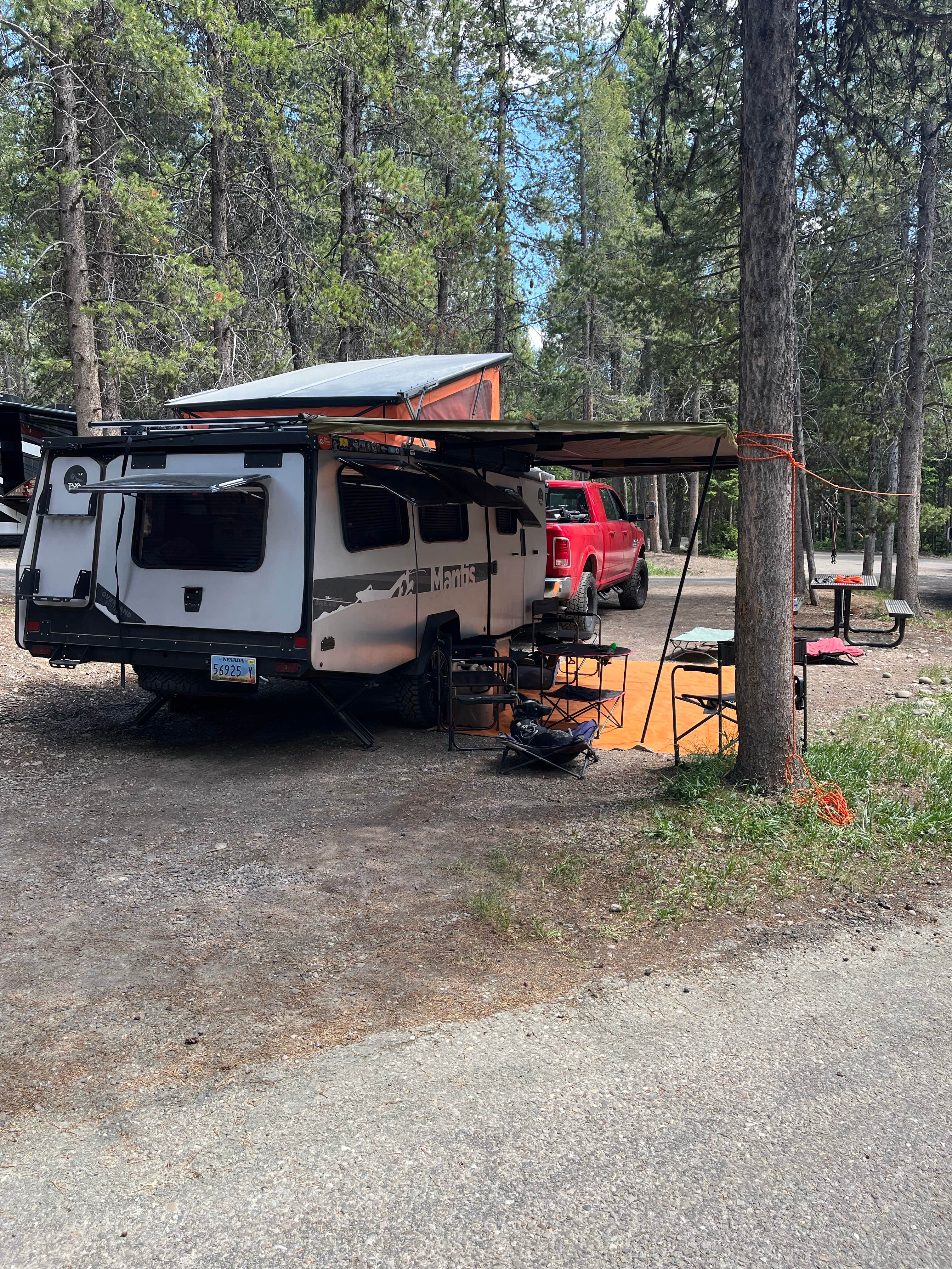 Stefanie I.'s photo of rv camping at Colter Bay RV Park at Colter Bay Village — Grand Teton National Park near Driggs, ID