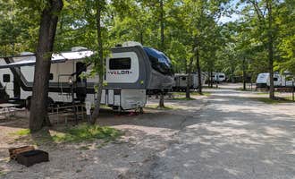 Camping near Indian Point: Silver Dollar City Campground, Branson, Missouri