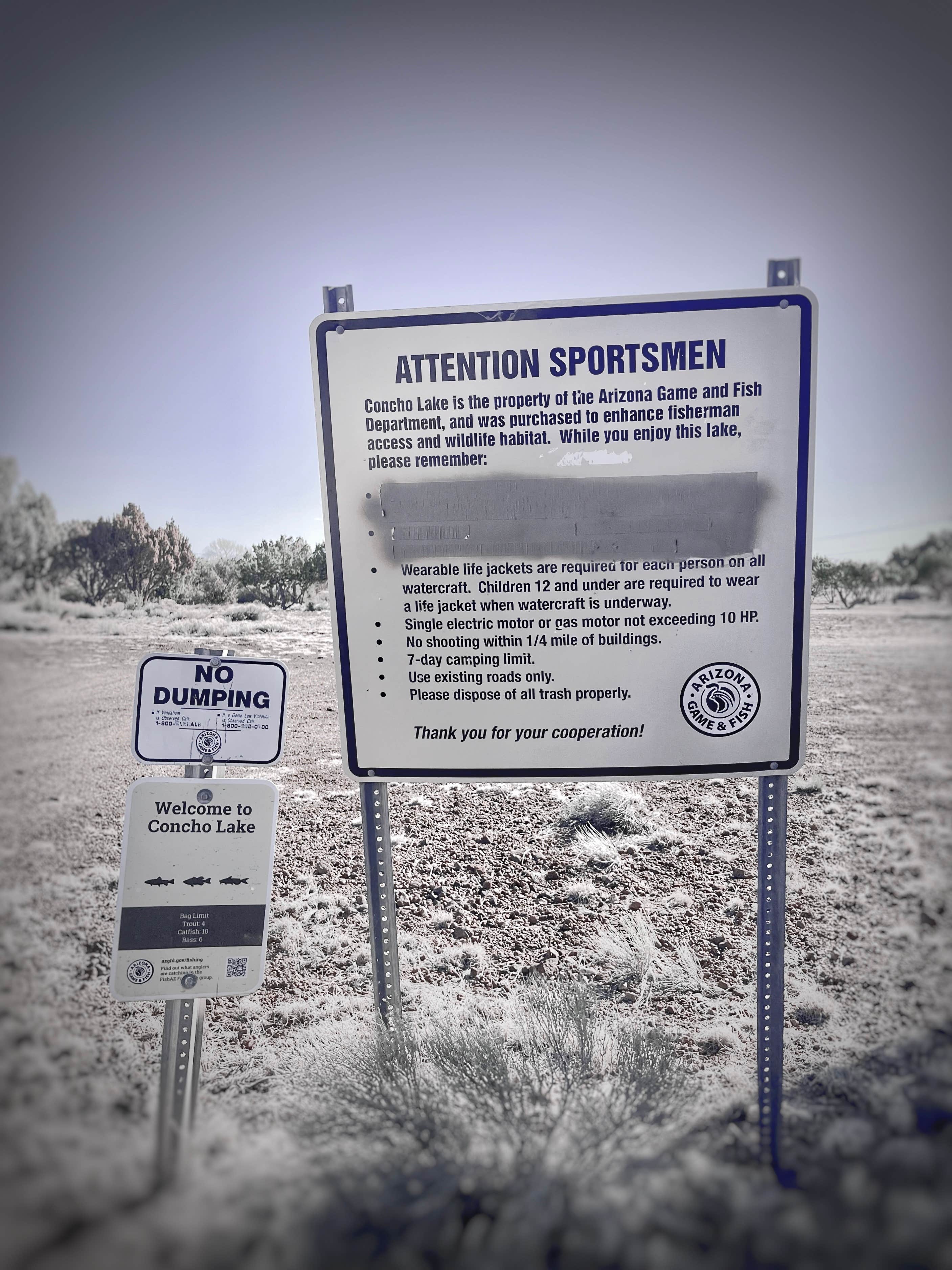 Camper-submitted photo at Concho lake near St. Johns, AZ