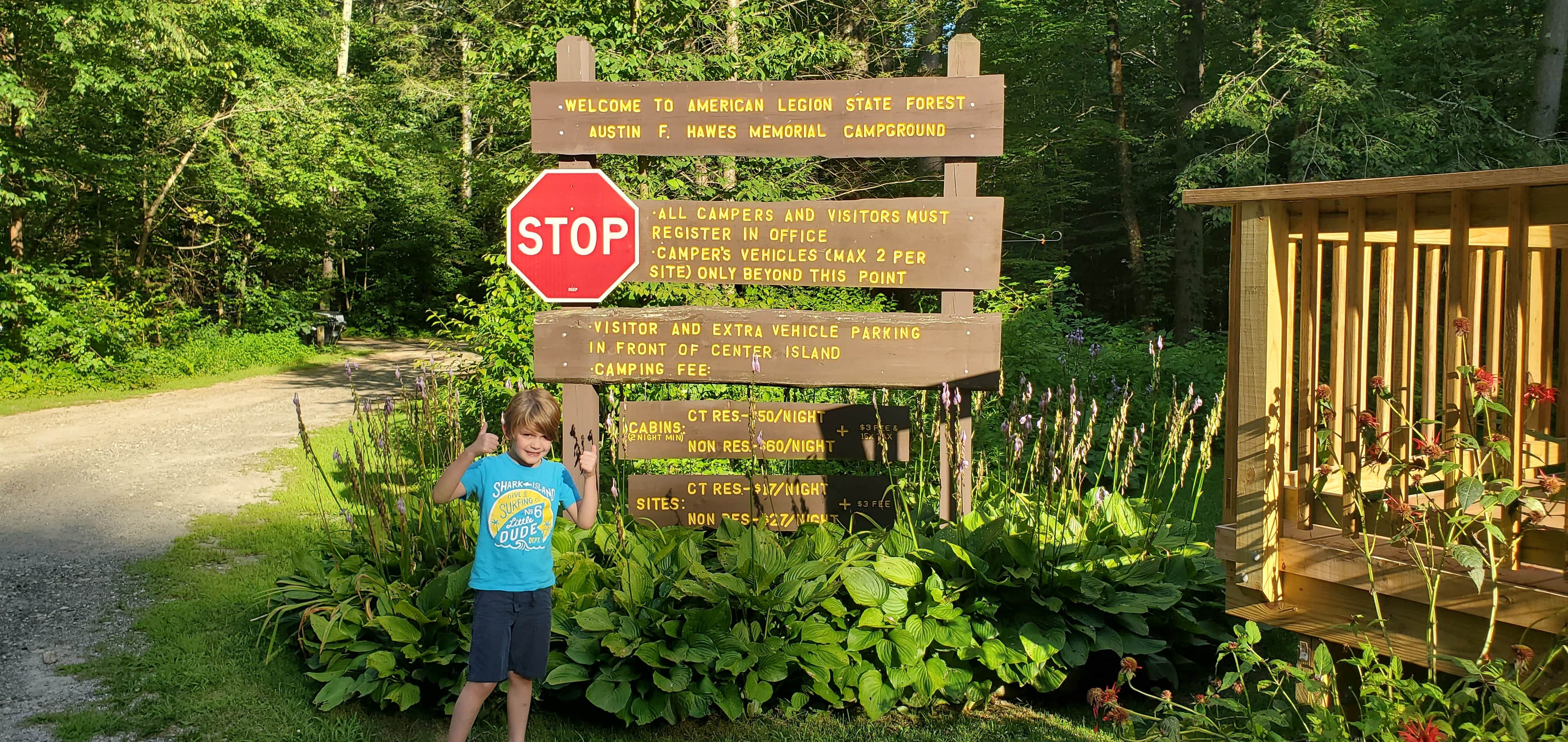 Camper-submitted photo at Austin Hawes Memorial Campground — American Legion State Forest near Northfield Brook Lake