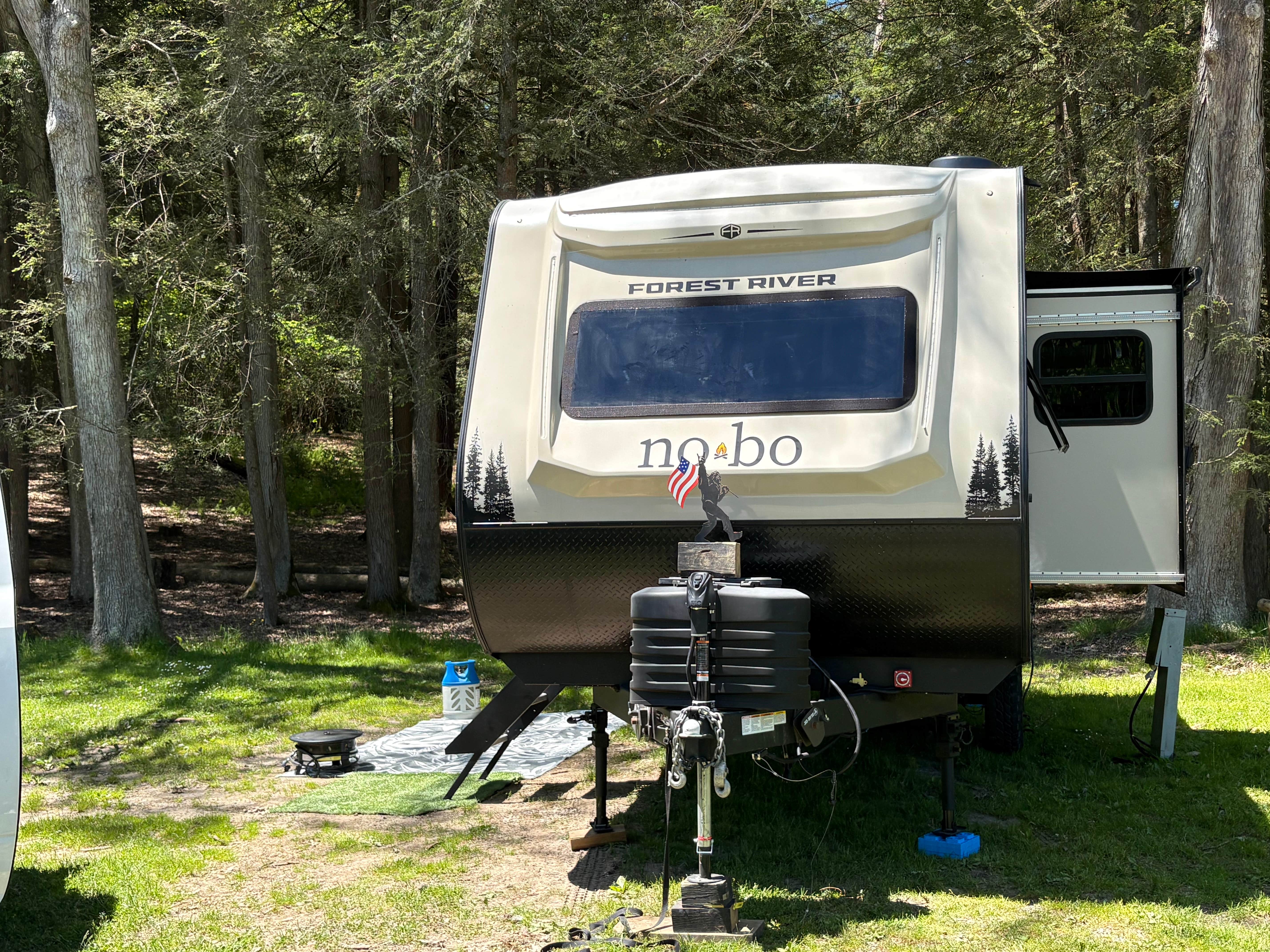 paul K.'s photo of rv camping at Cook Forest State Park Campground & Cabins near Ford City, PA