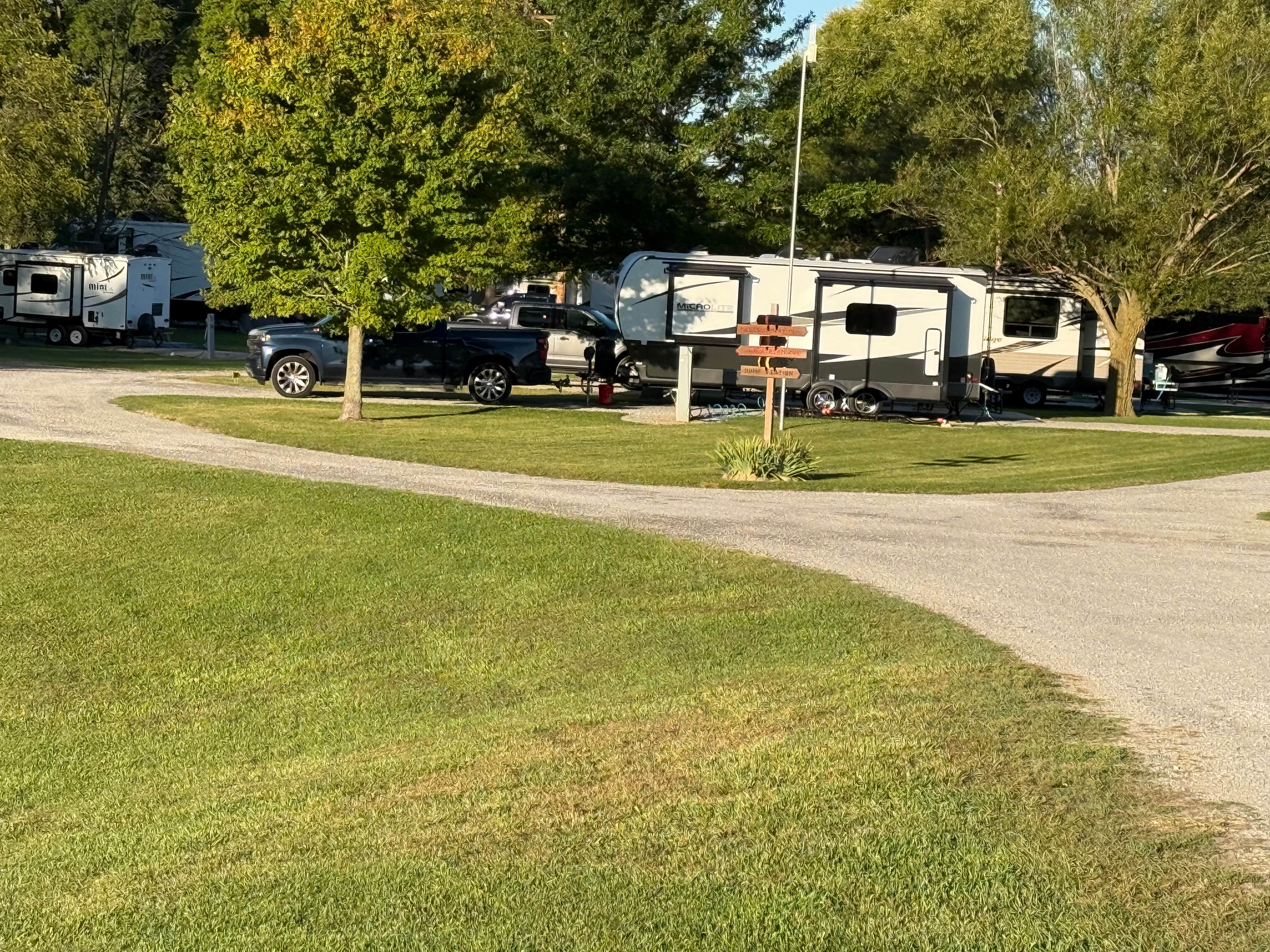 Michael B.'s photo of rv camping at Happy Acres Campground near Montpelier, OH