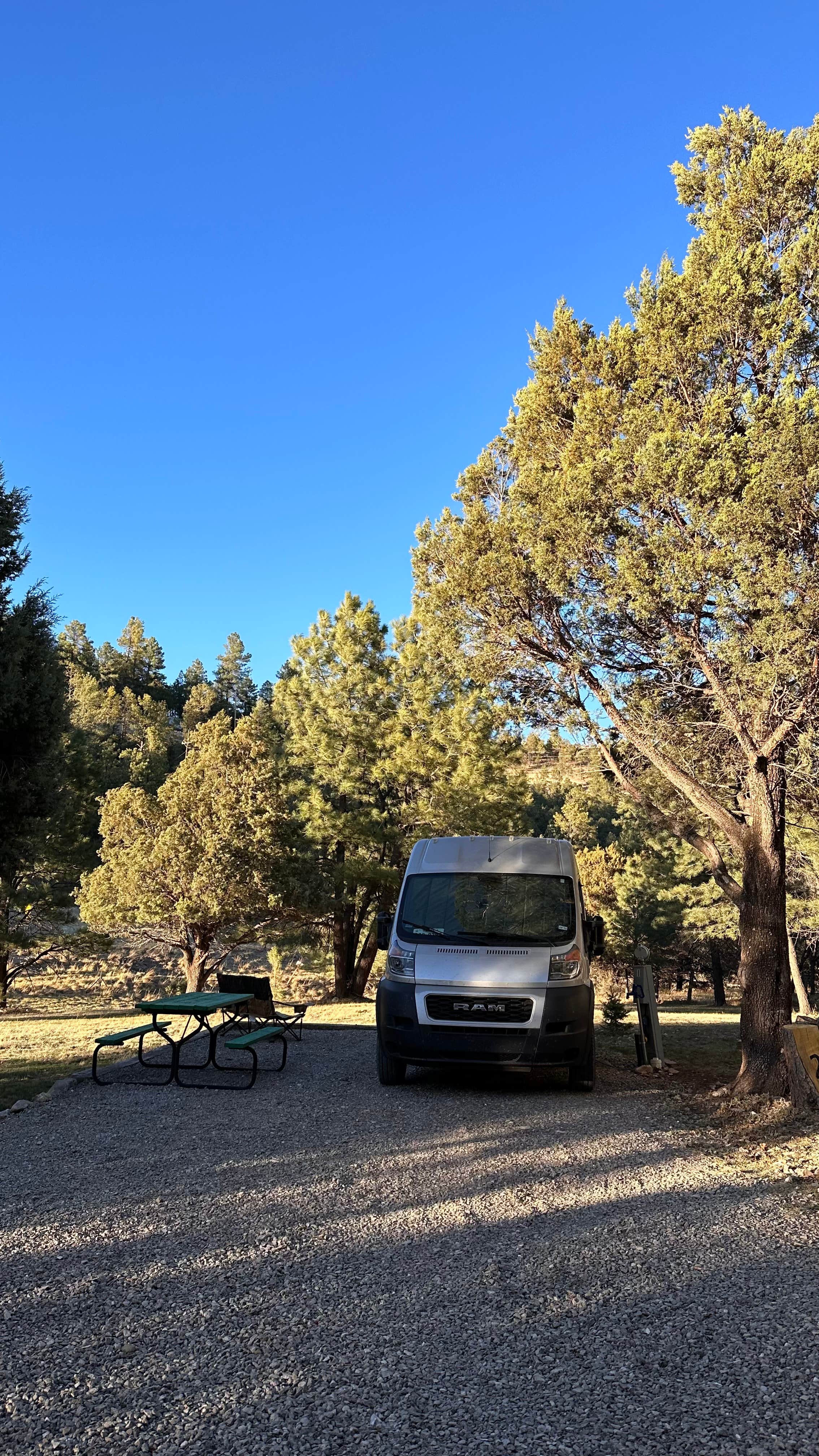 Cari E.'s photo of rv camping at Cool Pines RV Park near Lincoln National Forest