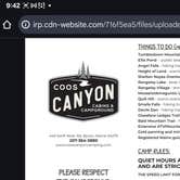 Review photo of Coos Canyon Campground and Cabins by david B., June 22, 2025