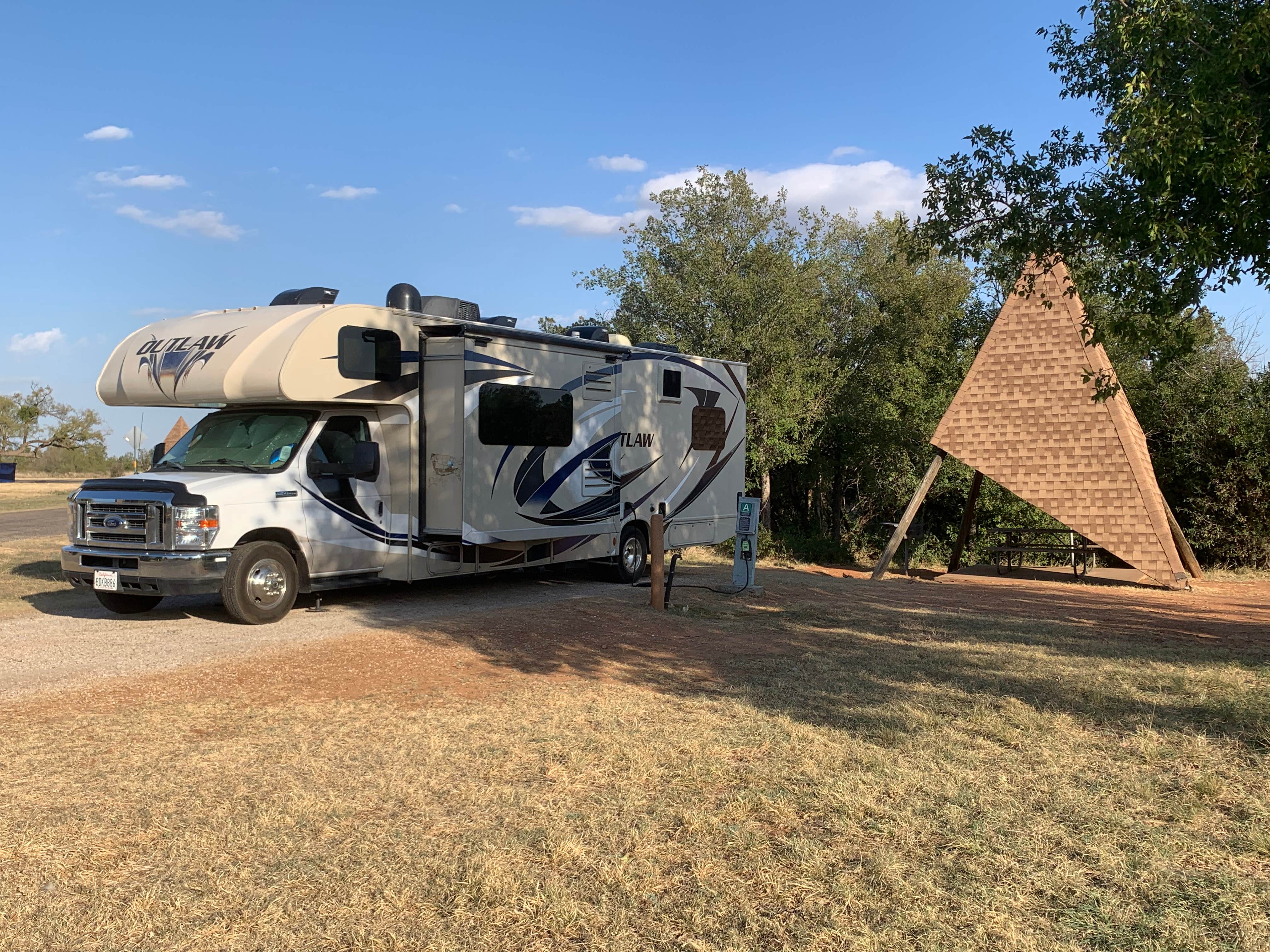 Shawn's photo of rv camping at Copper Breaks State Park Campground near Altus, OK