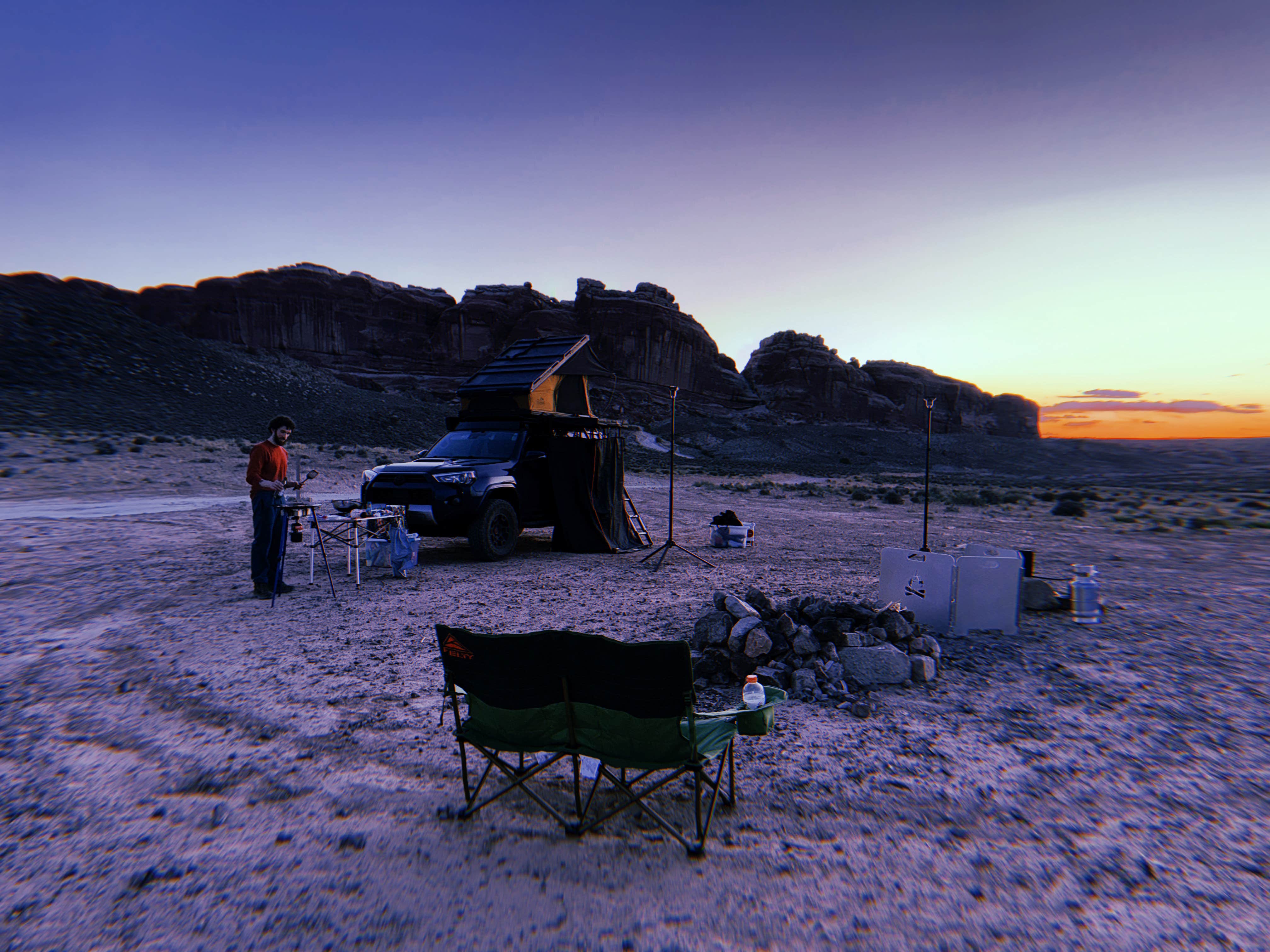 Spencer B.'s photo of a dispersed camping area at Cotter Mine Road Dispersed Sites near Green River, UT