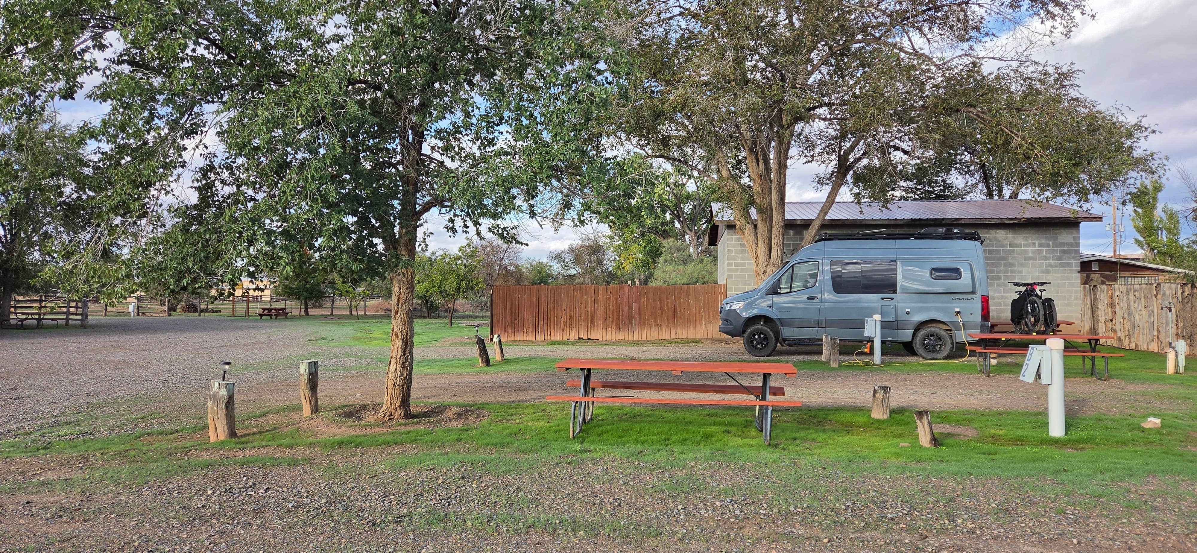 Lisa H.'s photo of rv camping at Cottonwood RV Park near Mexican Hat, UT