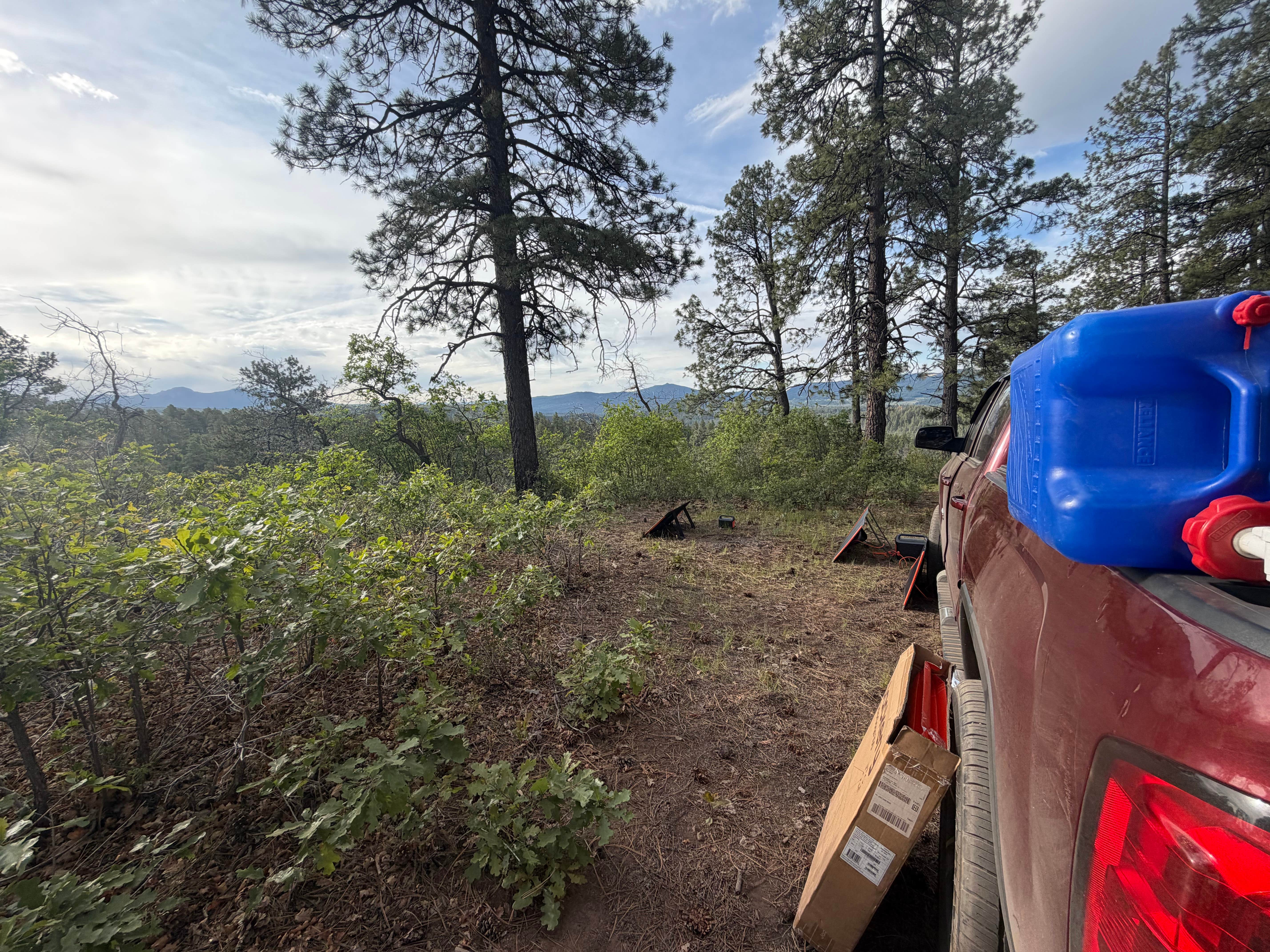 Camper-submitted photo at Could turn around with a small trailer near Chama, NM