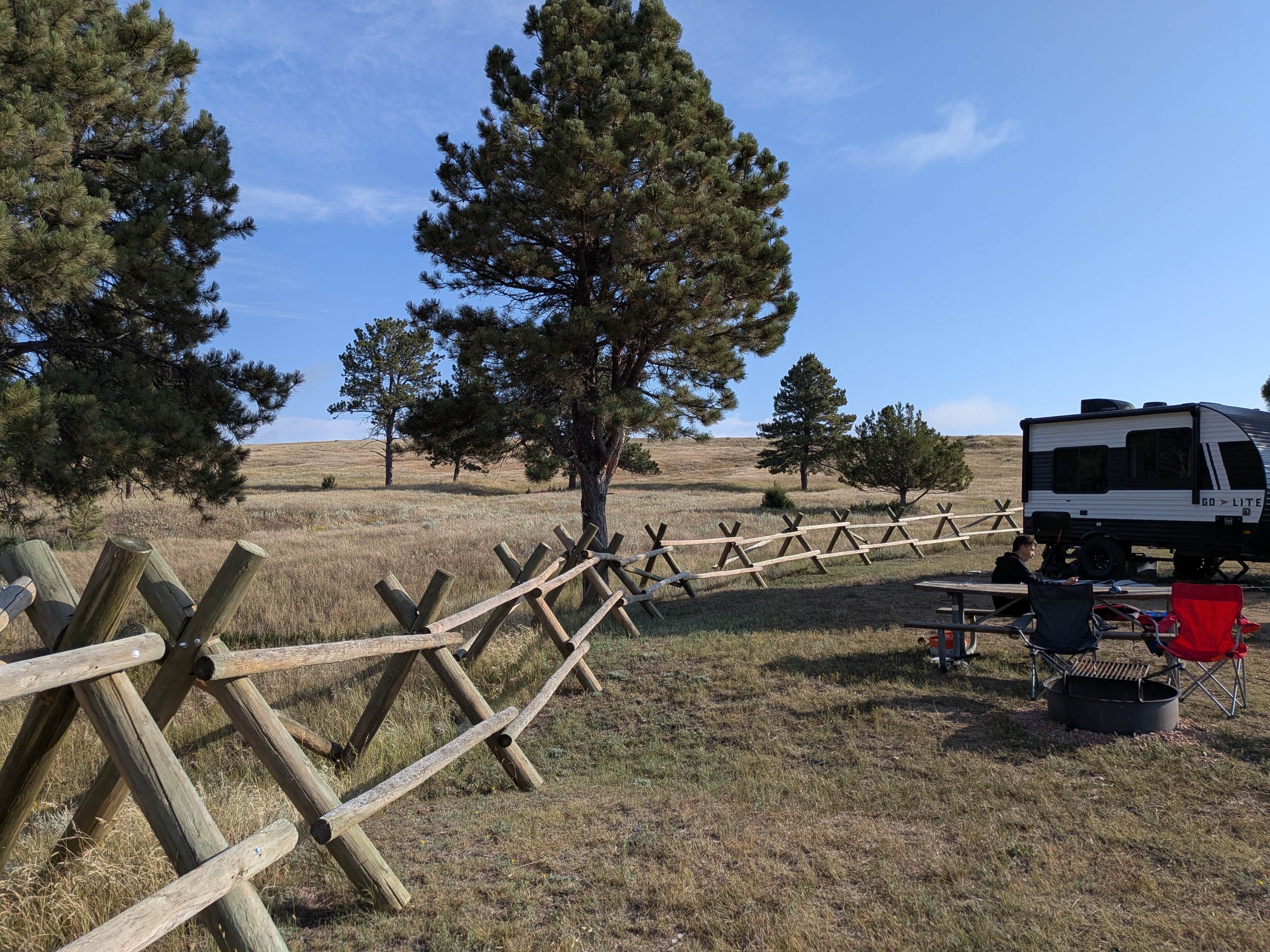 Catherine P.'s photo at Coulter Bay Campground — Keyhole State Park near Devils Tower National Monument