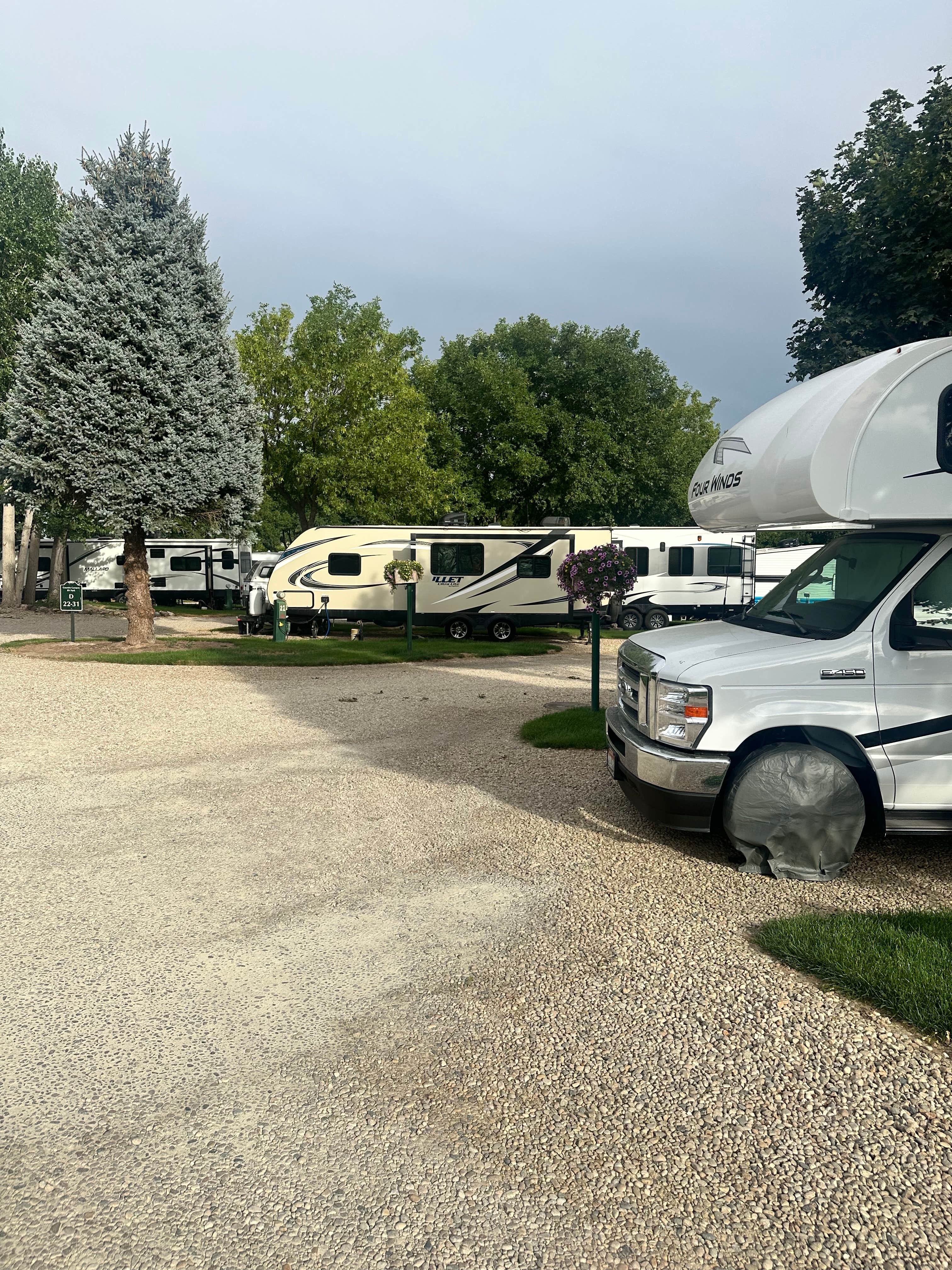 Becky A.'s photo of rv camping at Country Corners Campground & RV Park near Kuna, ID