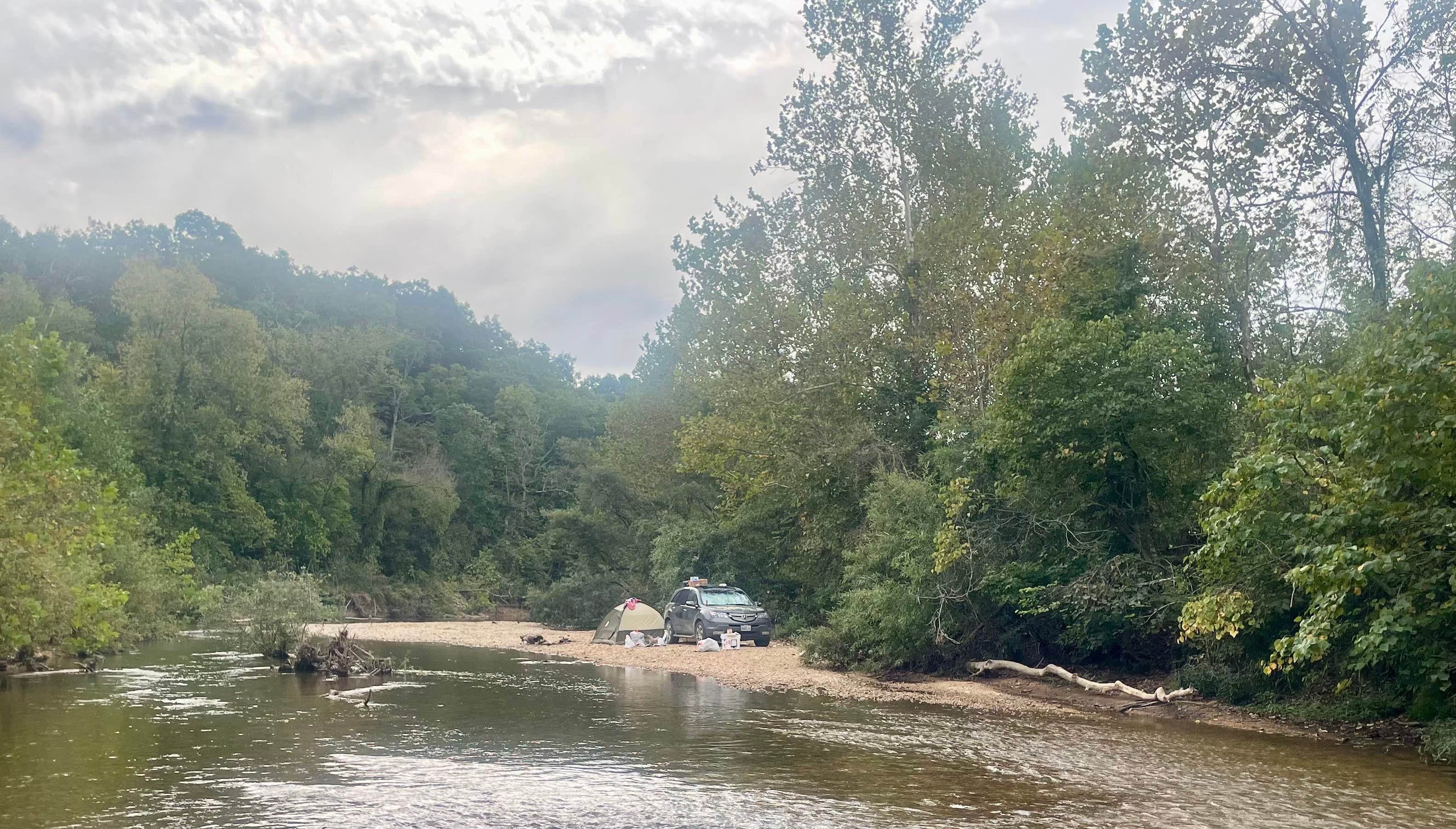 Camper-submitted photo at Courtois Creek Dispersed near Potosi, MO