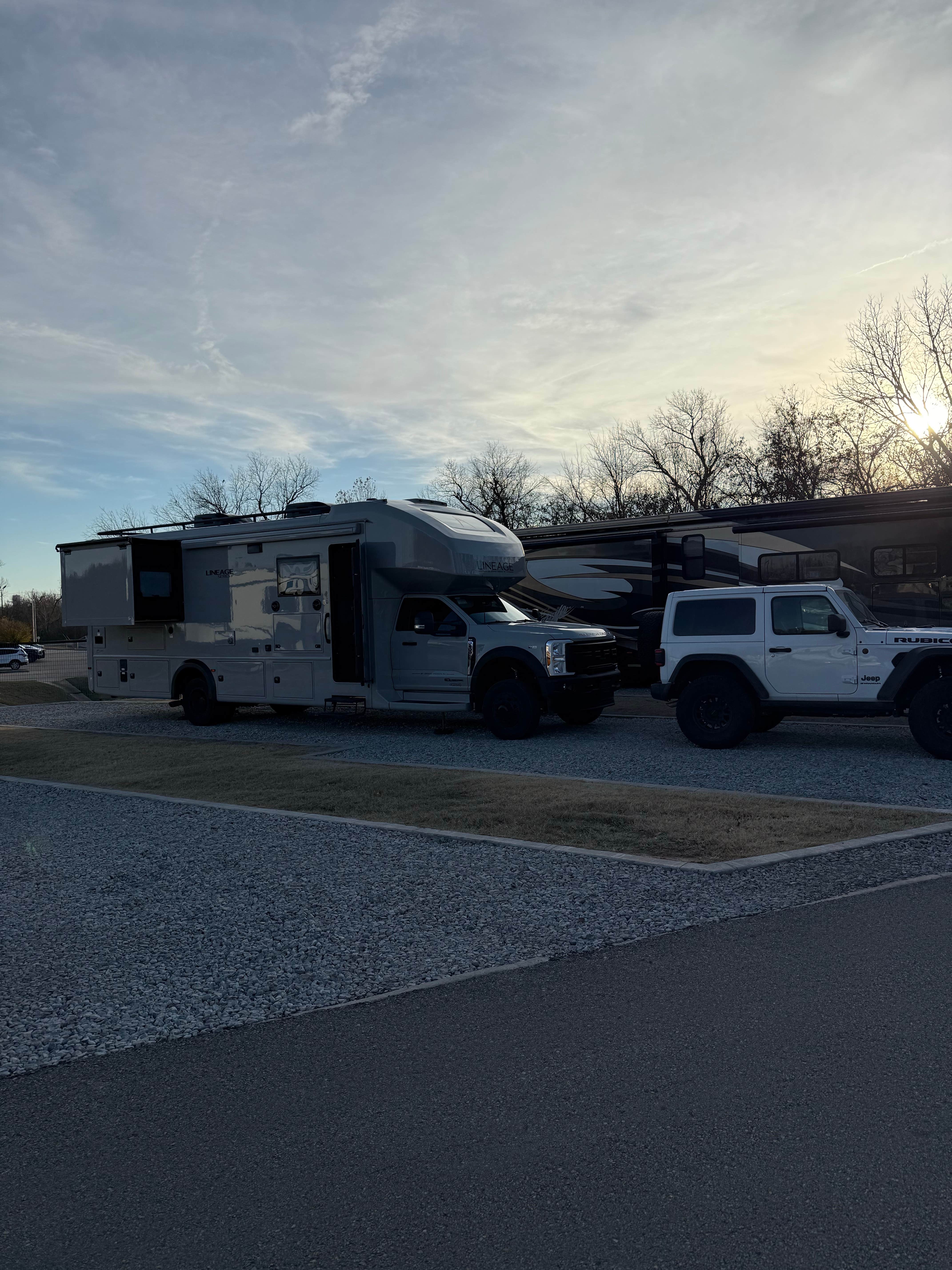 Chris A.'s photo of rv camping at Cowboy Camp Upscale RV Park near Kaw Lake