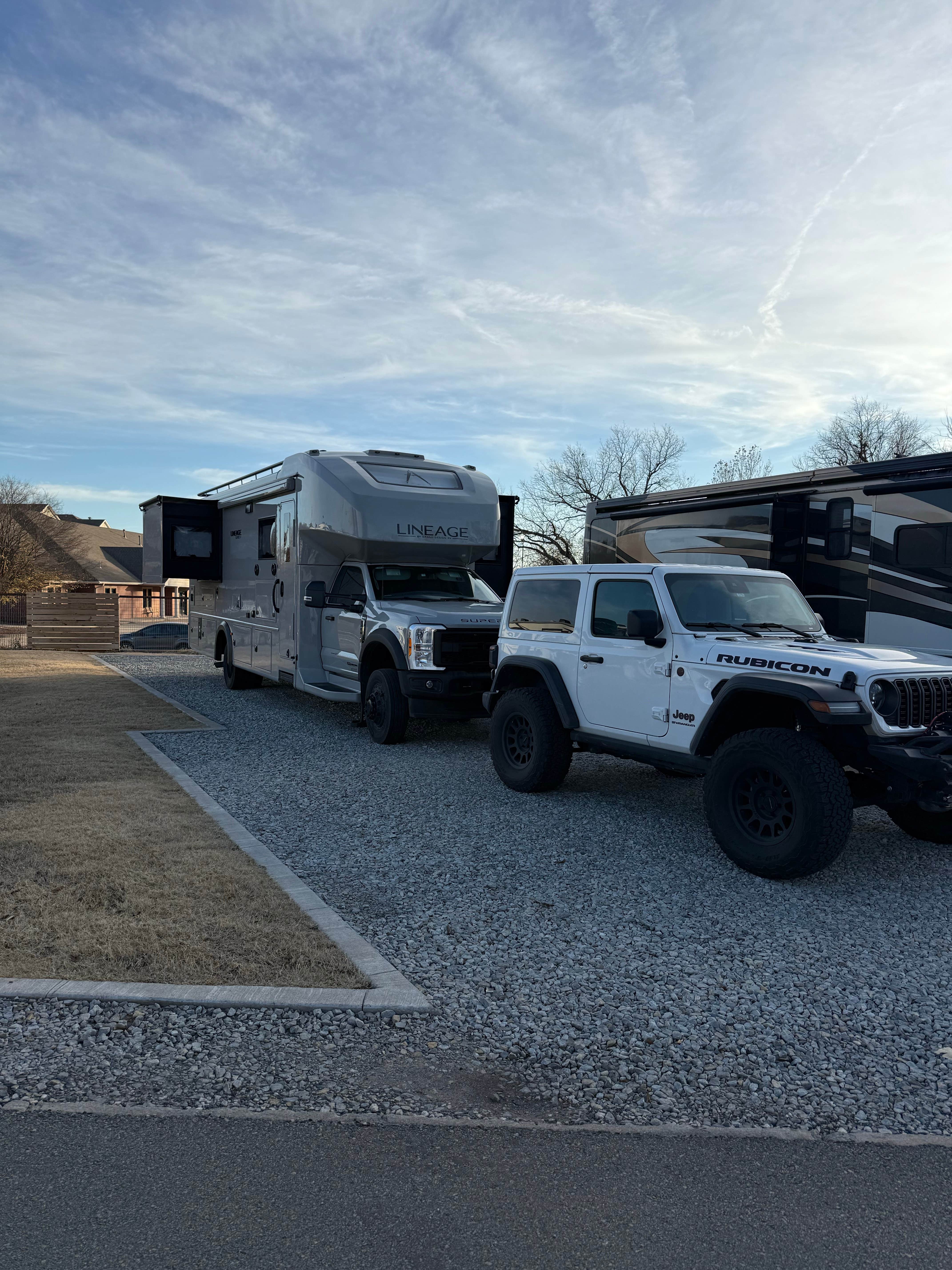 Chris A.'s photo of rv camping at Cowboy Camp Upscale RV Park near Kaw Lake