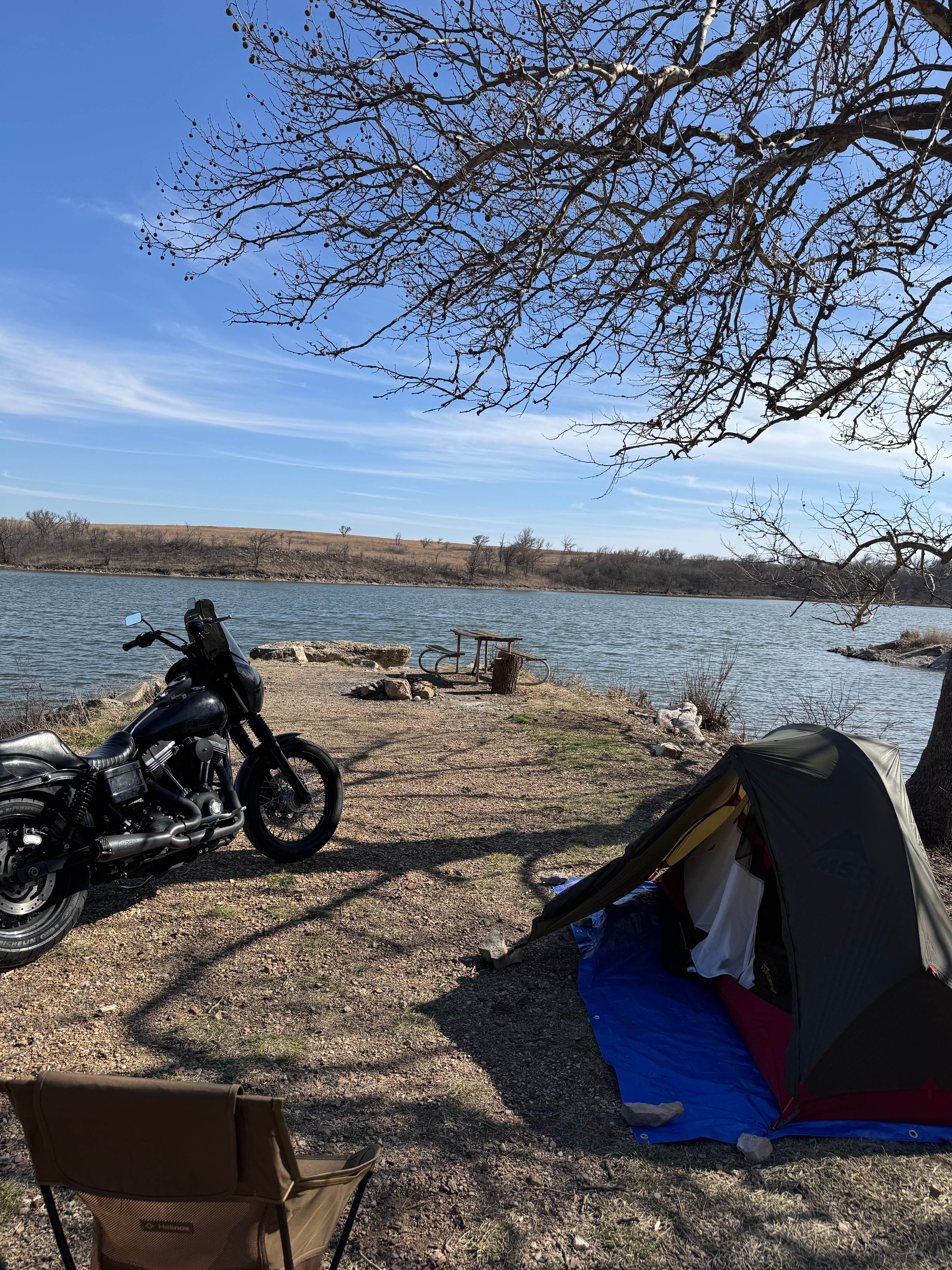 Mike V.'s photo at Cowely county fishing lake near Augusta, KS