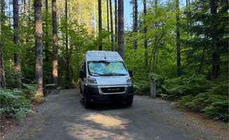 Kim G.'s photo of rv camping at Cowlitz Falls Campground near Packwood, WA