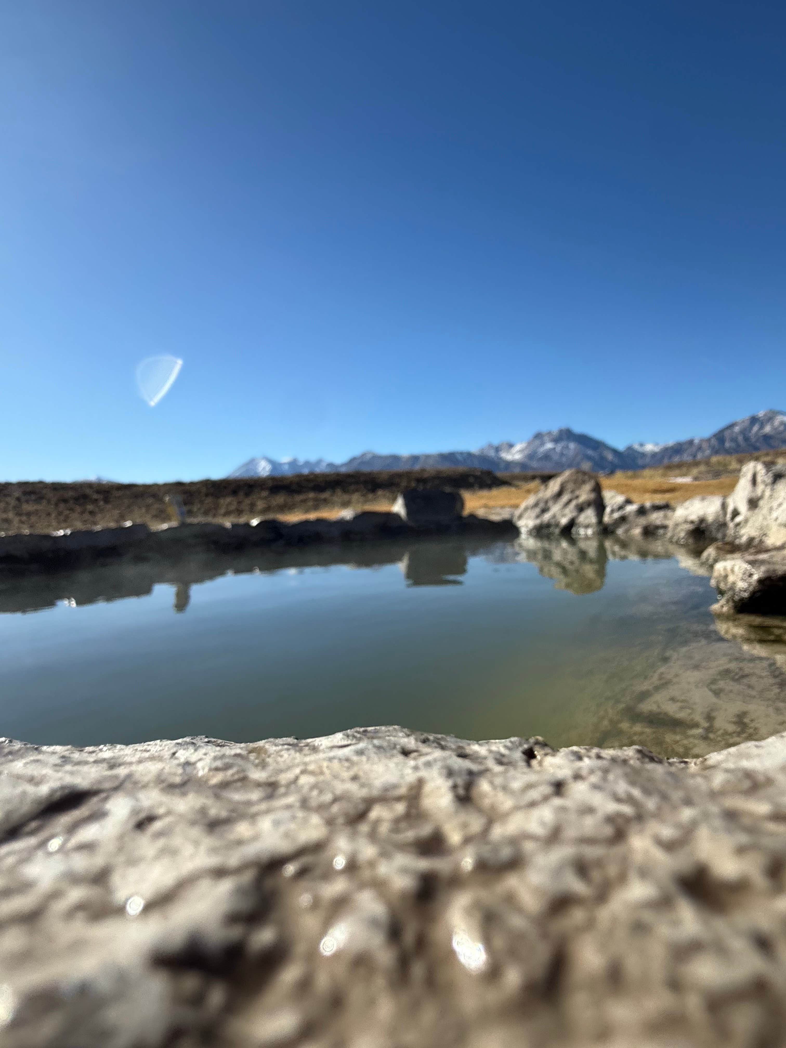 ADELA T.'s photo of a dispersed camping area at Crab Cooker Hotsprings - Dispersed Camping near Mammoth Lakes, CA