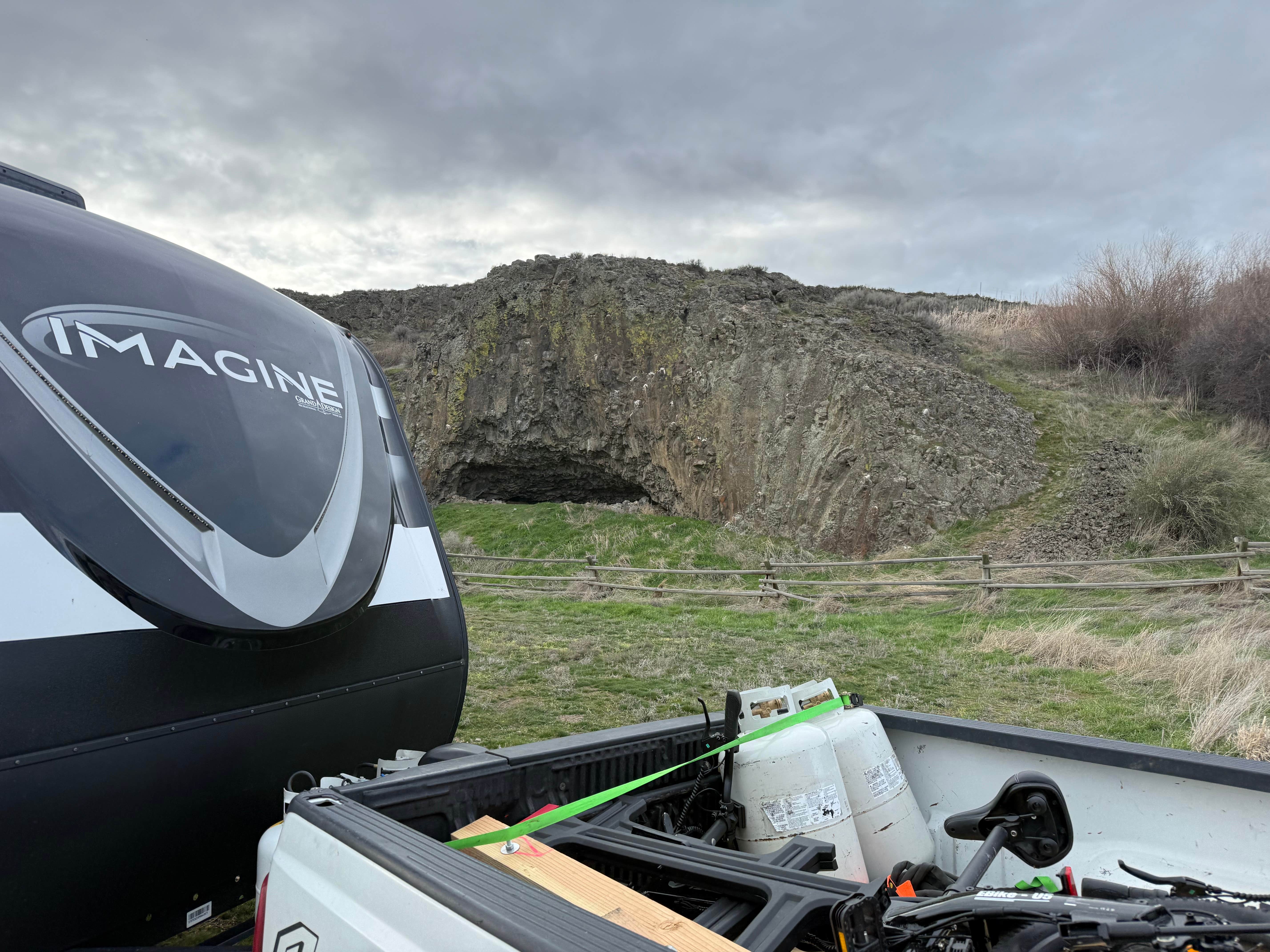 Camper-submitted photo at Crab Creek at Rocky Ford near Cheney, WA