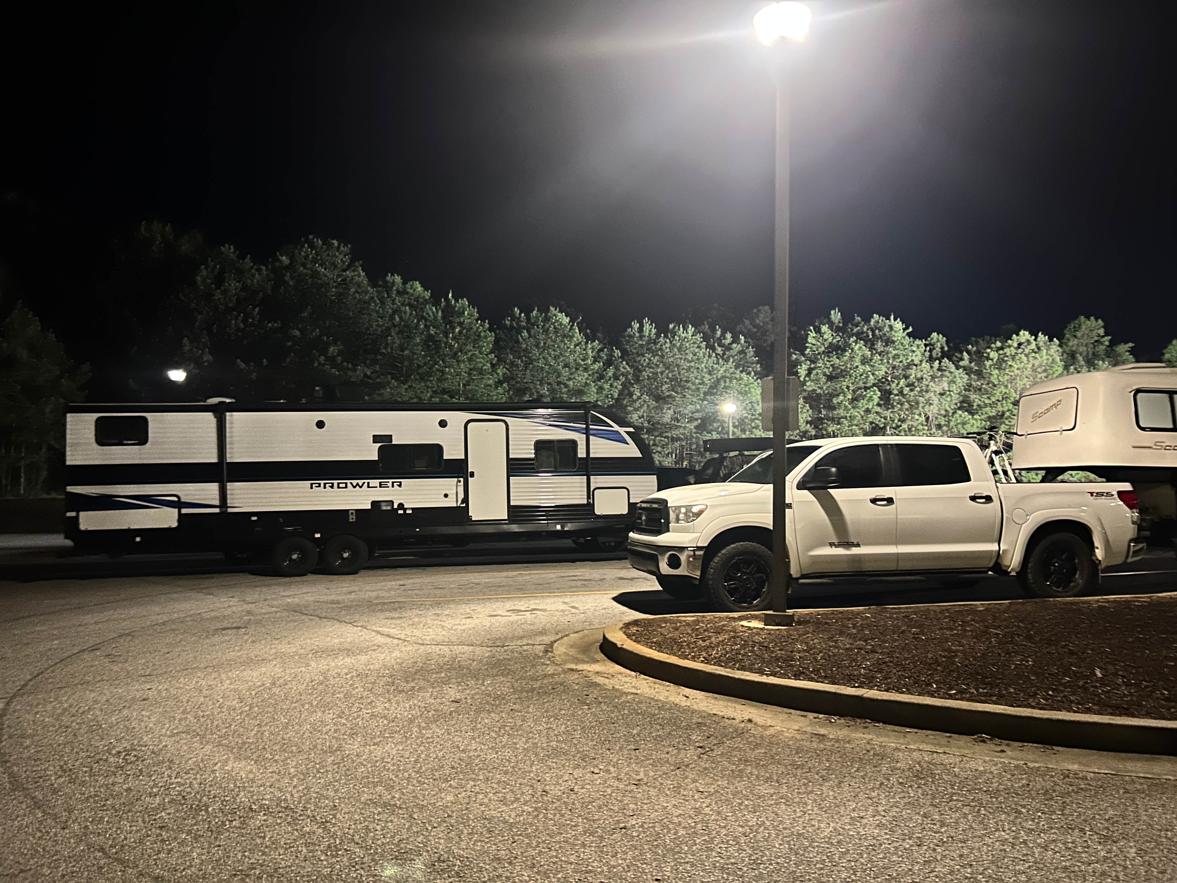 Stephanie D.'s photo of rv camping at Cracker Barrel — Bremen near Fairburn, GA