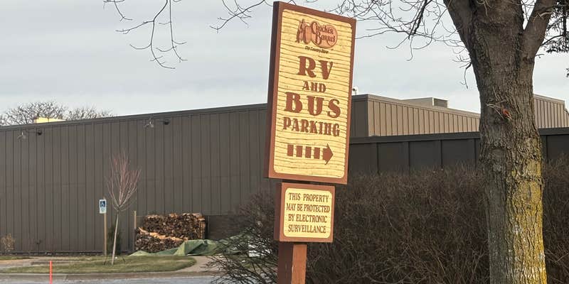 Camper submitted image from Cracker Barrel — Davenport