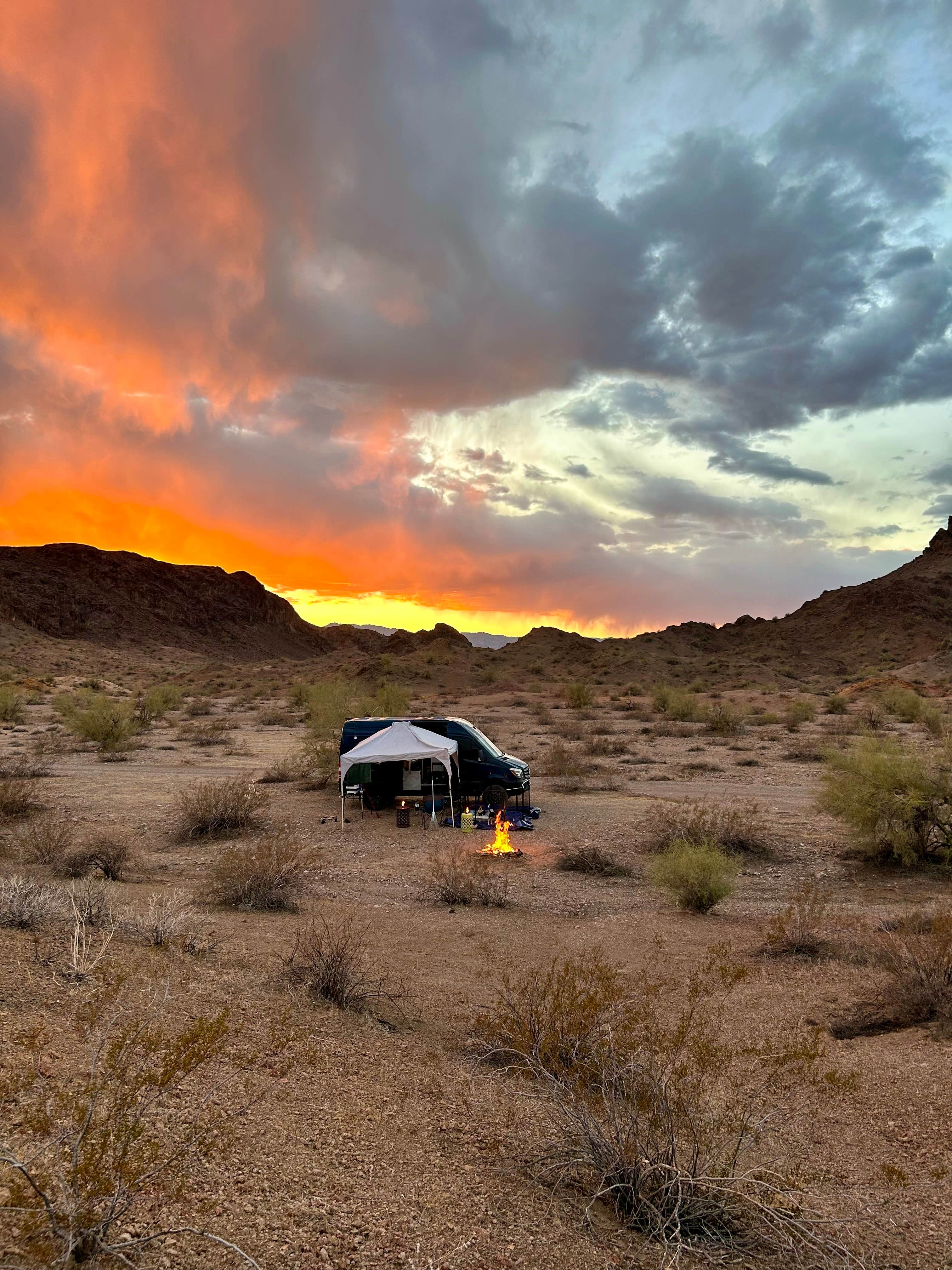 Thomas and James S.'s photo at Craggy Wash - Dispersed Camping Area near Mohave Valley, AZ