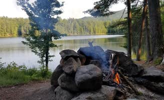 Sue B.'s photo of a dispersed camping area at Crane Pond Dispersed Site near Forest Dale, VT